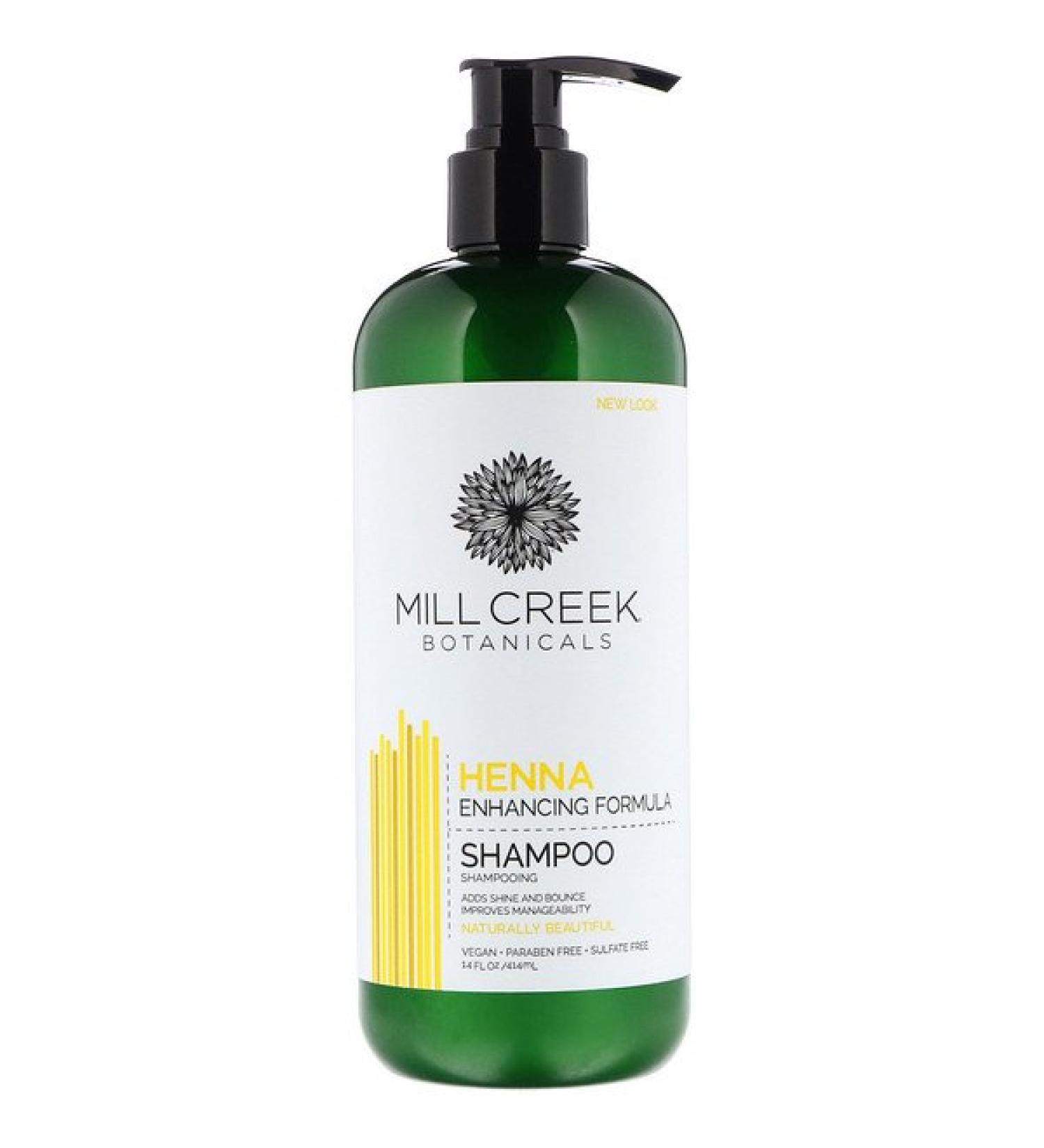 Mill Creek Botanicals Henna Shampoo Enhancing Formula 14 fl oz (414 ml)