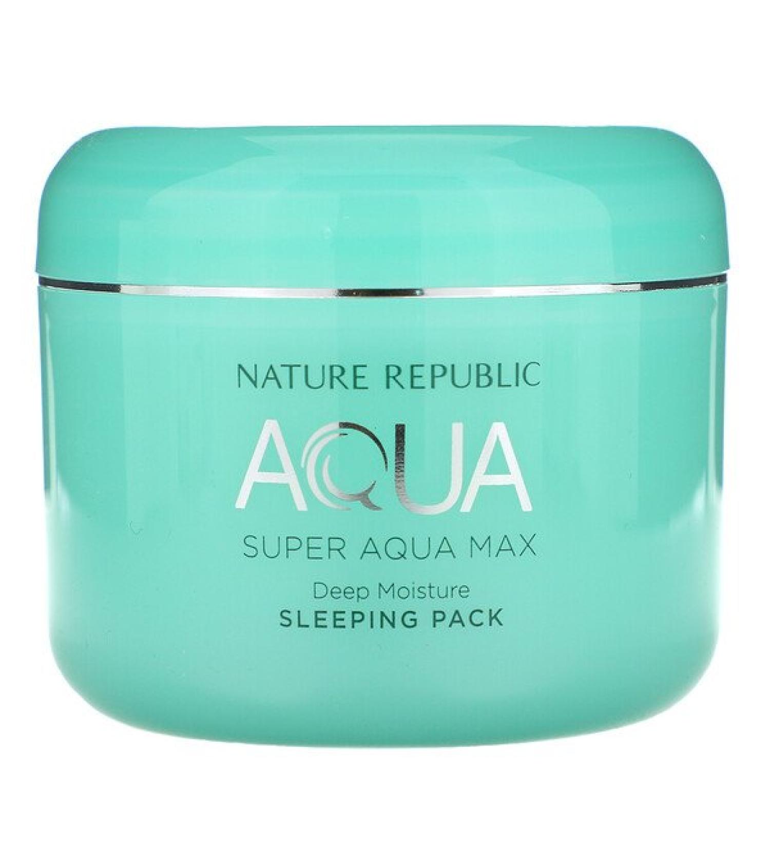 Nature Republic  Super Aqua Max Deep Moisture Sleeping Pack 3.38 fl oz (100 ml)