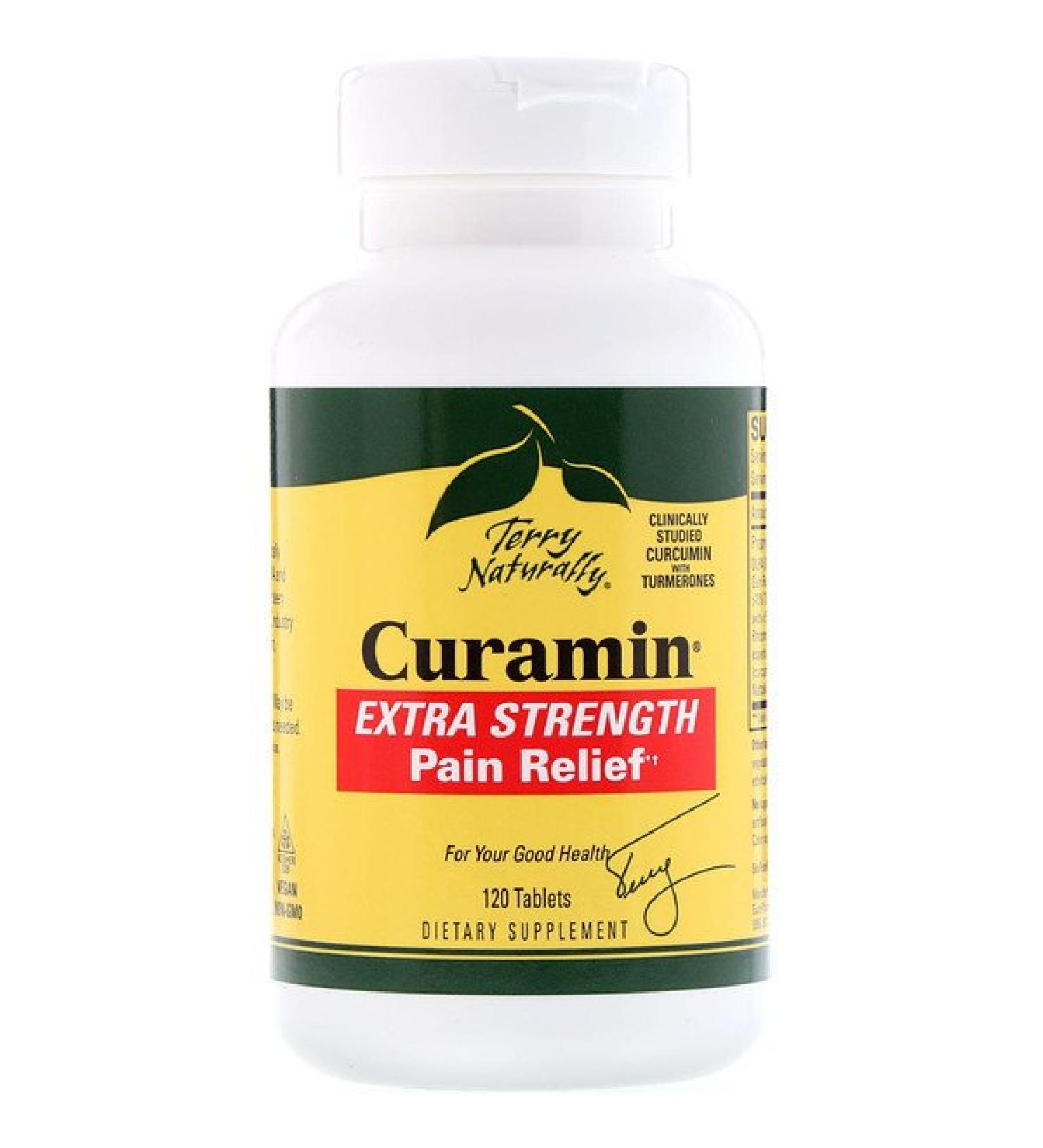 Terry Naturally Curamin Extra Strength Pain Relief 120 Tablets
