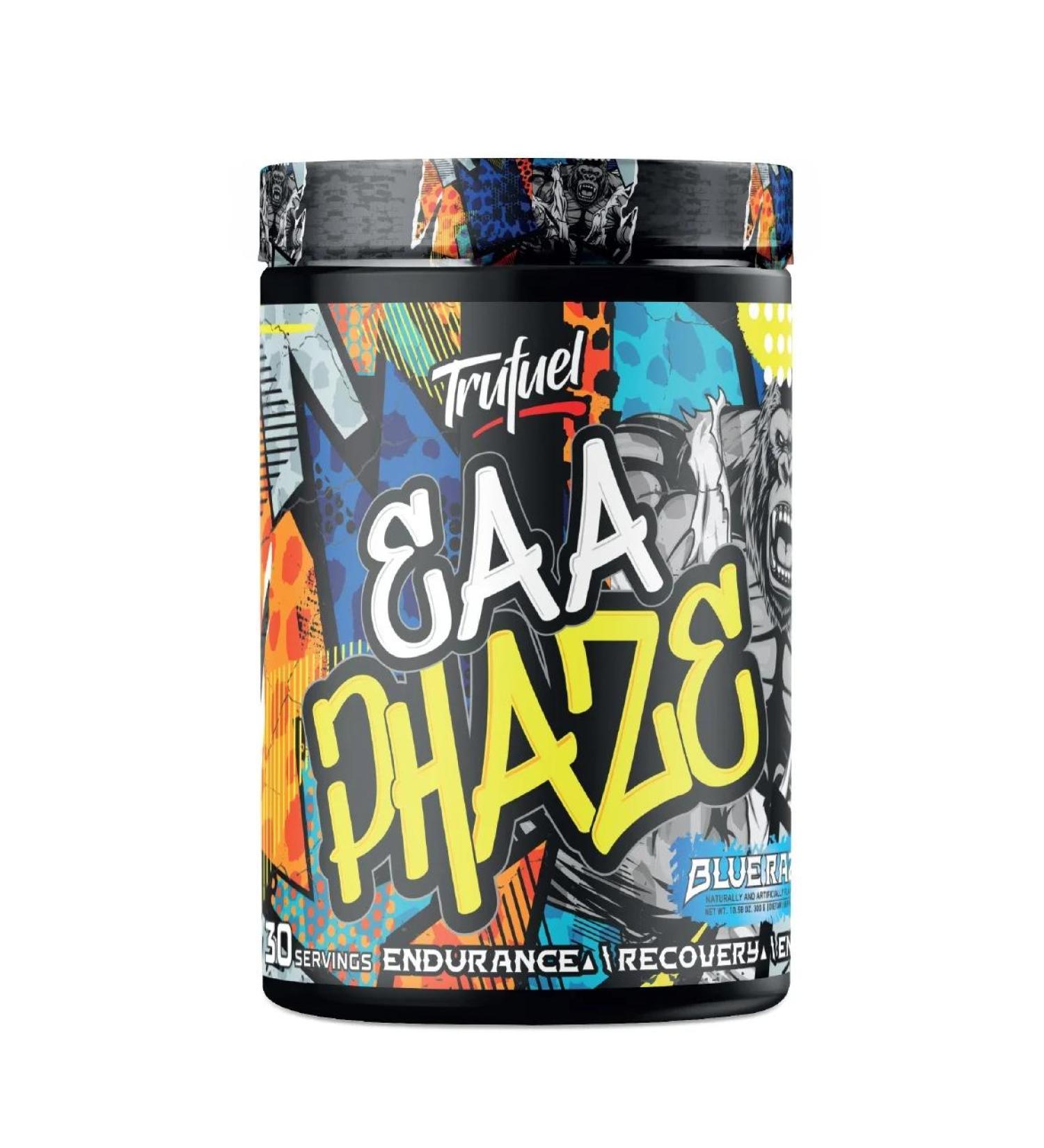 Truefuel EAA Phaze Full 9 Essential Amino Acids 30 Servings - Blue Razz - 10.58 Oz - Buy Online on GoSupps.com
