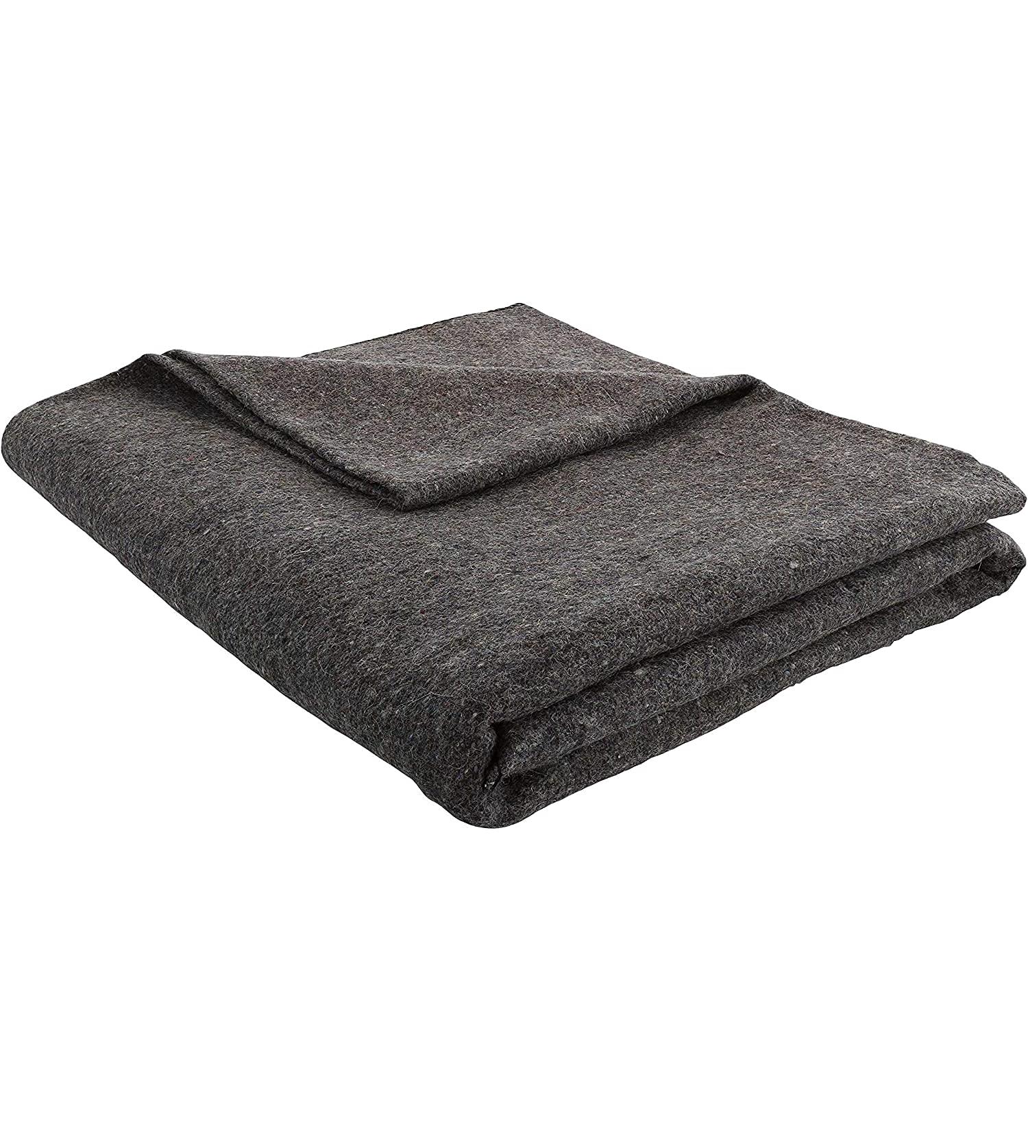62x80 Grey Military Wool Blanket for Emergency & Camping Use - Buy Online on GoSupps.com
