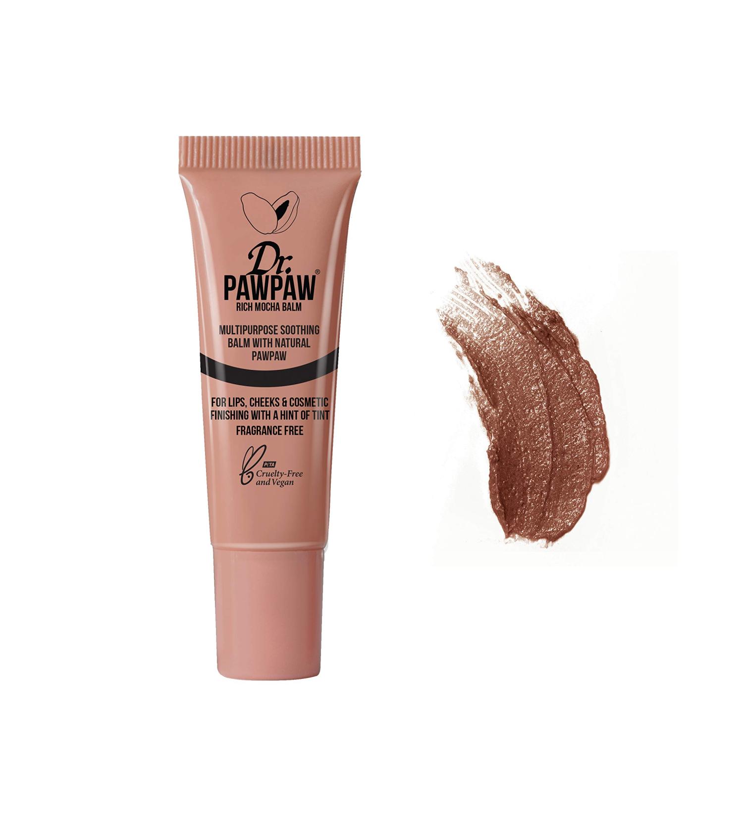 Dr. PAWPAW Natural Rich Mocha Multipurpose Soothing Balm - 0.33 fl oz (10 ml) - Buy Online on GoSupps.com