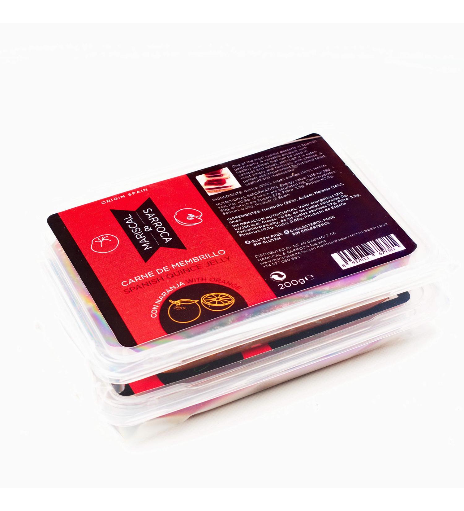 Pack of Quince Paste 2 x 240g Mariscal & Sarroca Original and Orange - Buy Online on GoSupps.com