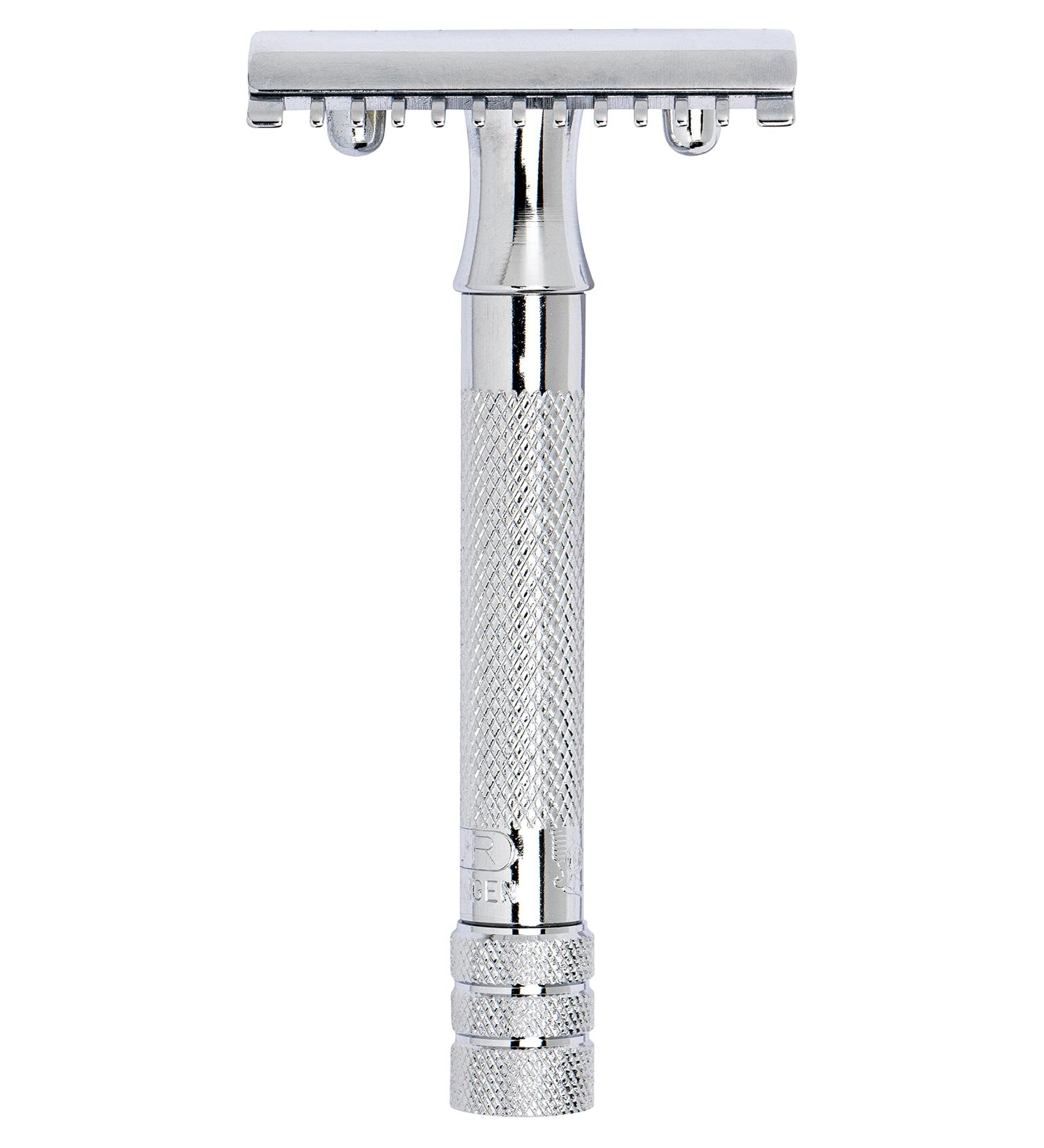 Merkur Classic 3-Piece Double Edge Safety Razor - MK-15C | Premium German Razor - Buy Online on GoSupps.com