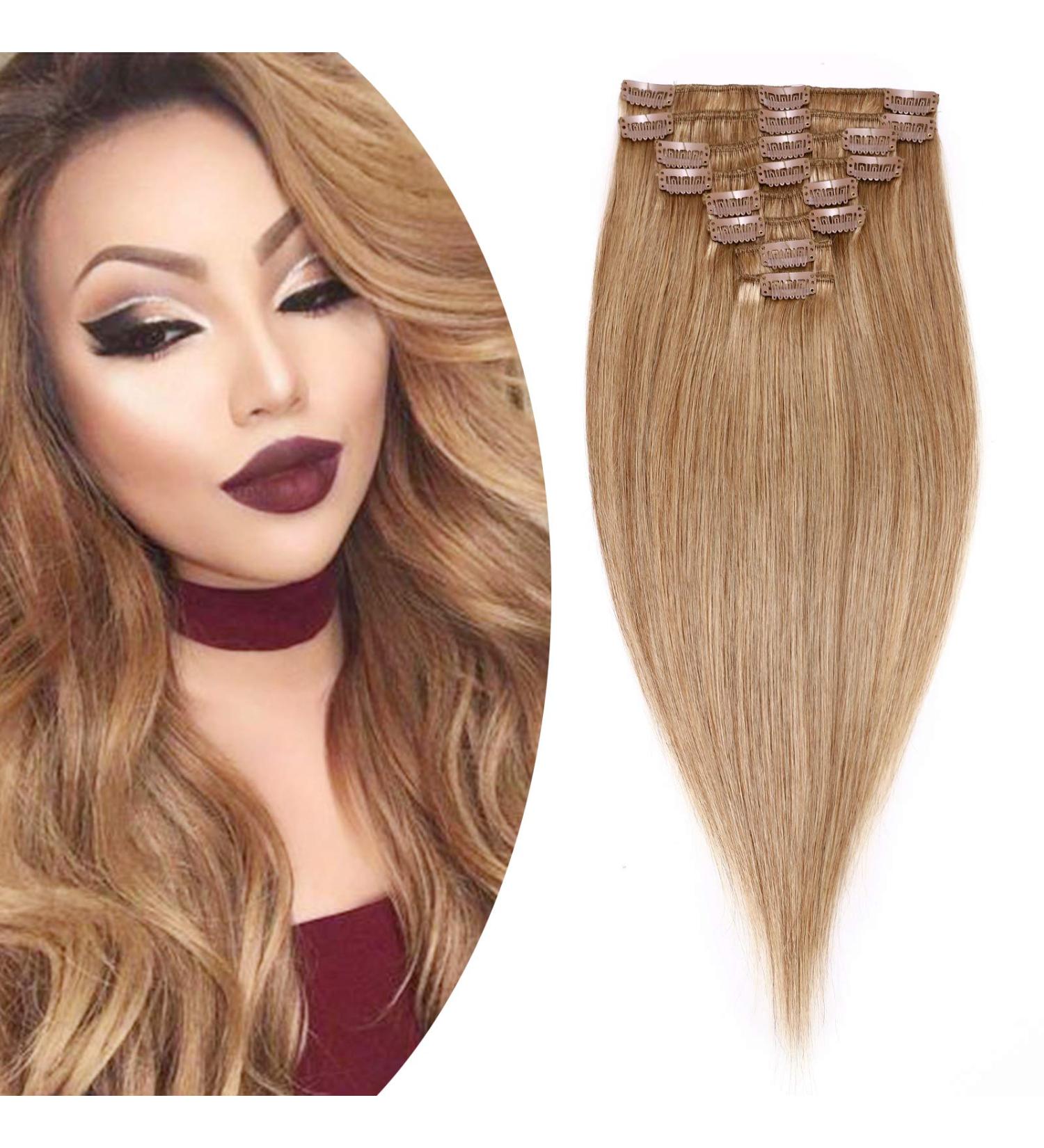 SEGO 10 Real Human Hair Extensions - Clip In 8 PCS for Volume & Length - Buy Online on GoSupps.com