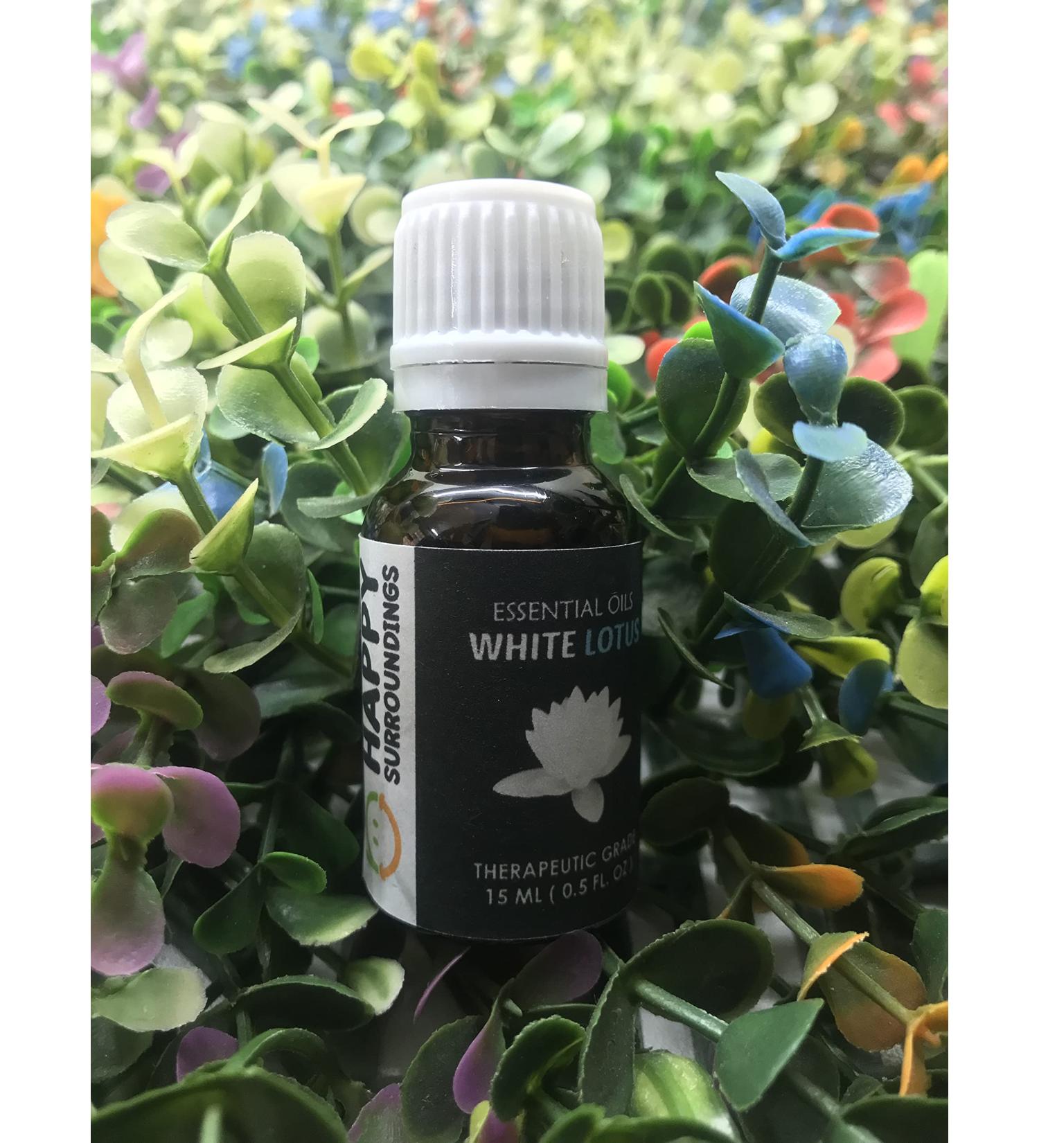 White Lotus Essential Oils Pure Natural Aromatherapy Massage Oil - Therapeutic Grade - 100% Natural Incense - Pure Essential Oil (100 ml)