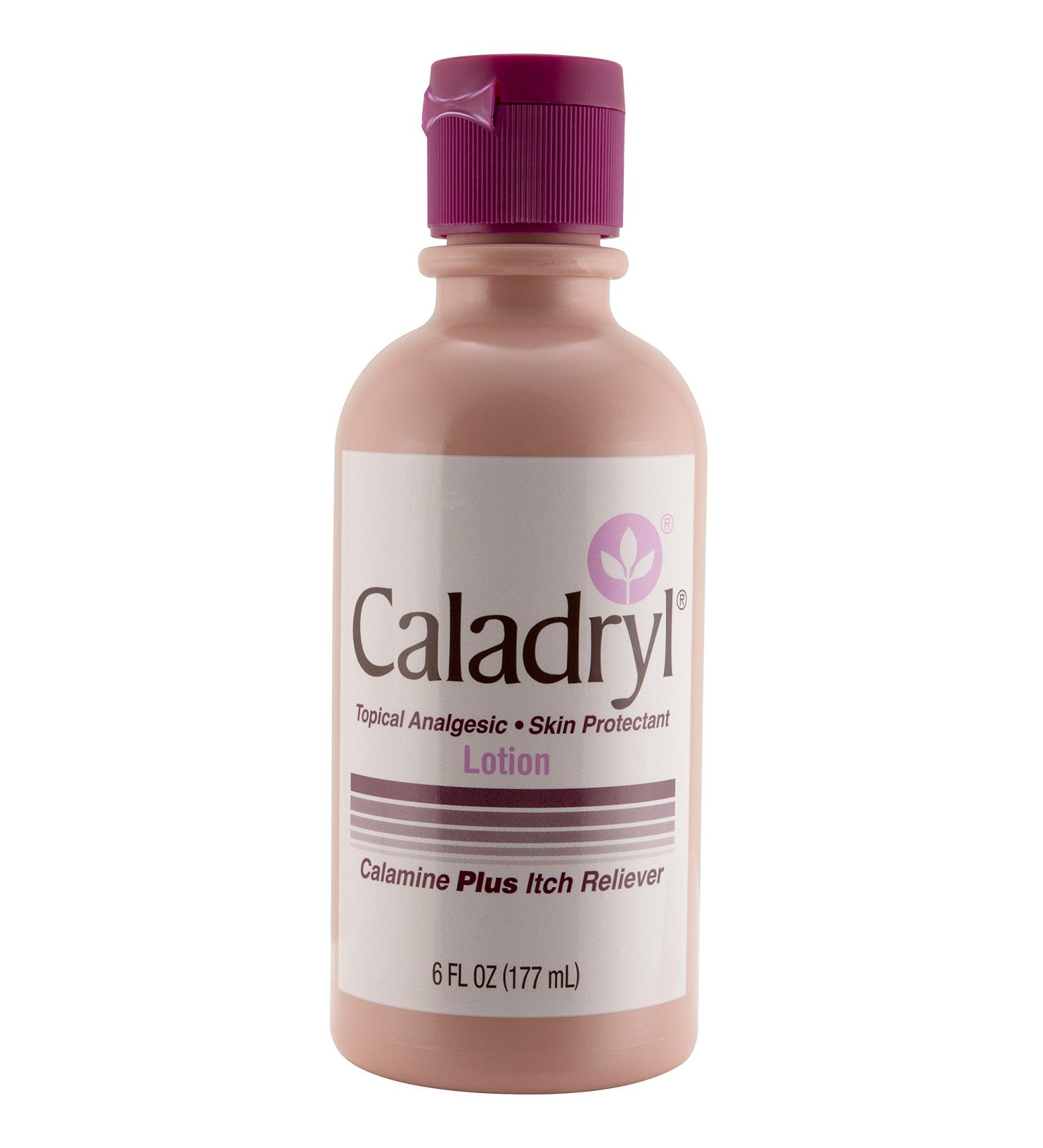 Caladryl Calamine Lotion 6 fl oz - Skin Protectant & Itch Relief - Buy Online on GoSupps.com