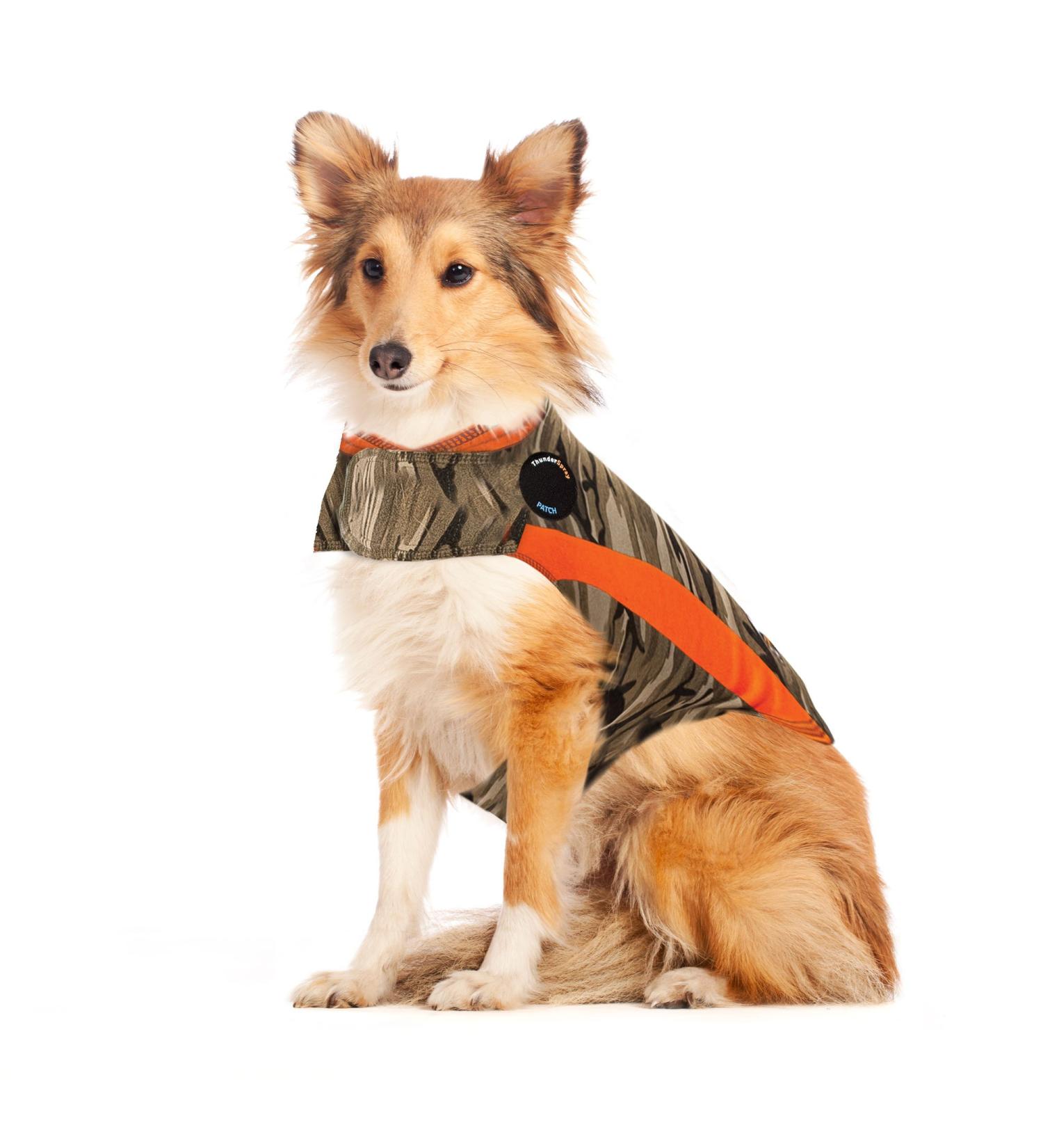 ThunderShirt for Dogs Large Camo Polo - Anxiety Vest for Large Dogs (41-64 lbs) - Buy Online on GoSupps.com