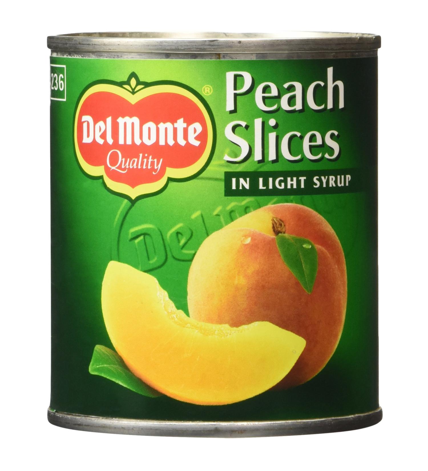 Del Monte Peach slices in light syrup 227g - Buy Online on GoSupps.com