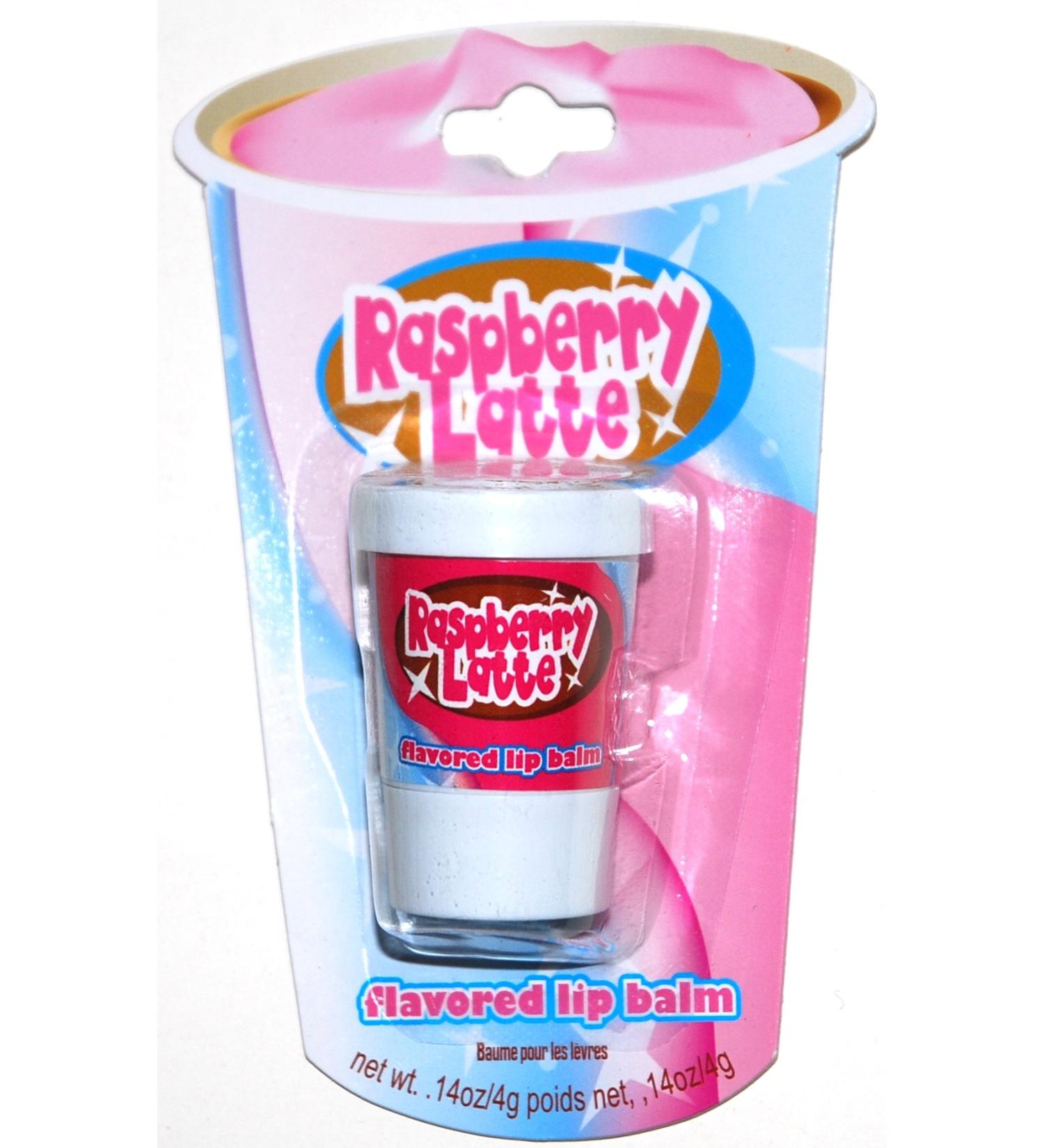 Raspberry Latte Flavored Lip Balm in a Cup! (1 Each)