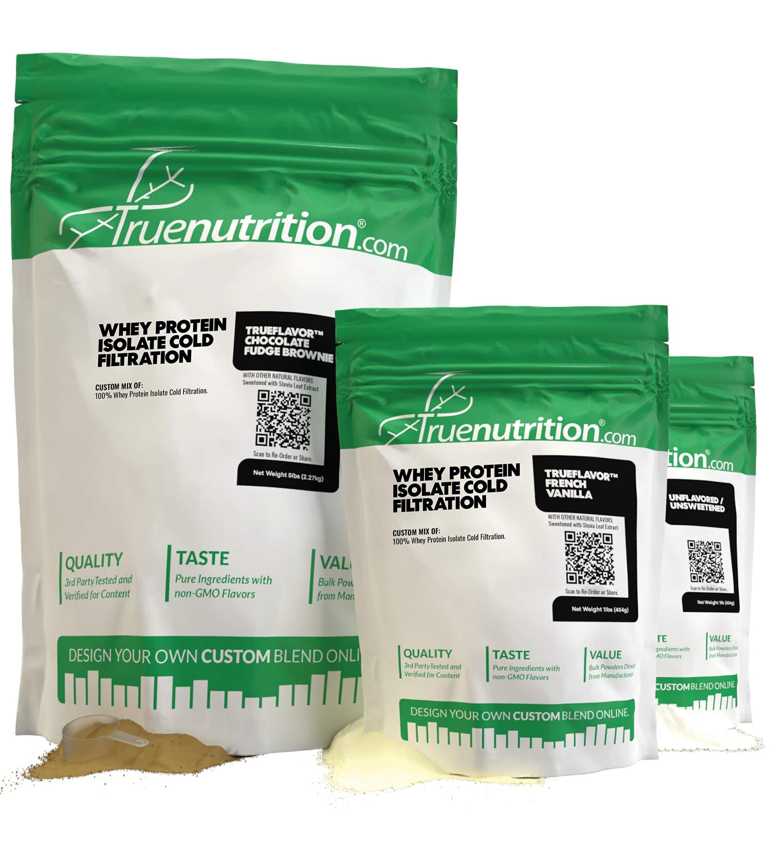 5lbs Unflavored Whey Protein Isolate Powder - 27g Protein per Serving - Cold-Filtration Process - Third Party Tested - Buy Online on GoSupps.com