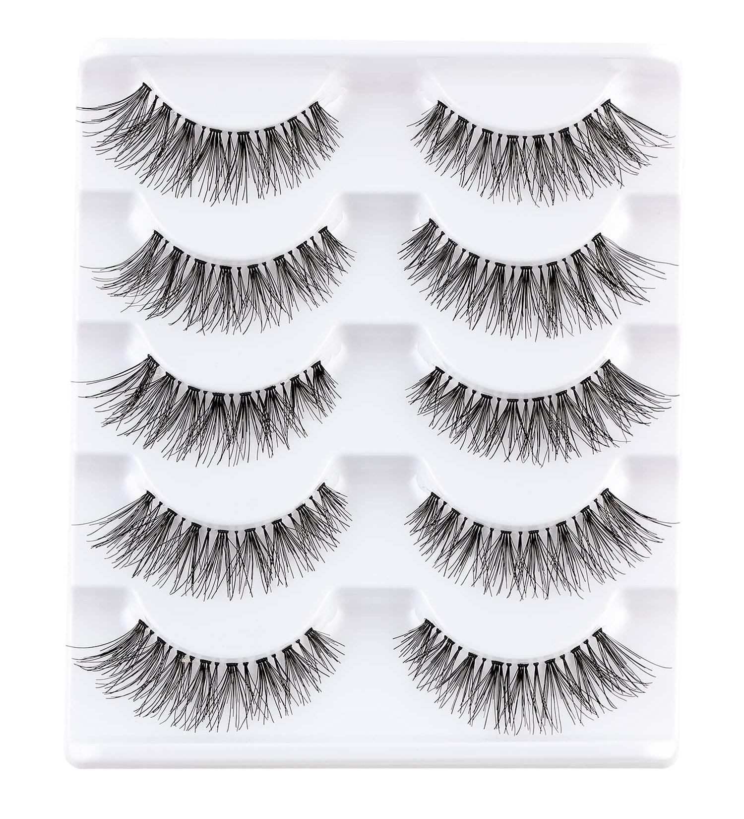 3D False Eyelashes - Handmade Natural Look Fluffy Strip Lashes Multipack (HS17-7) - Buy Online on GoSupps.com