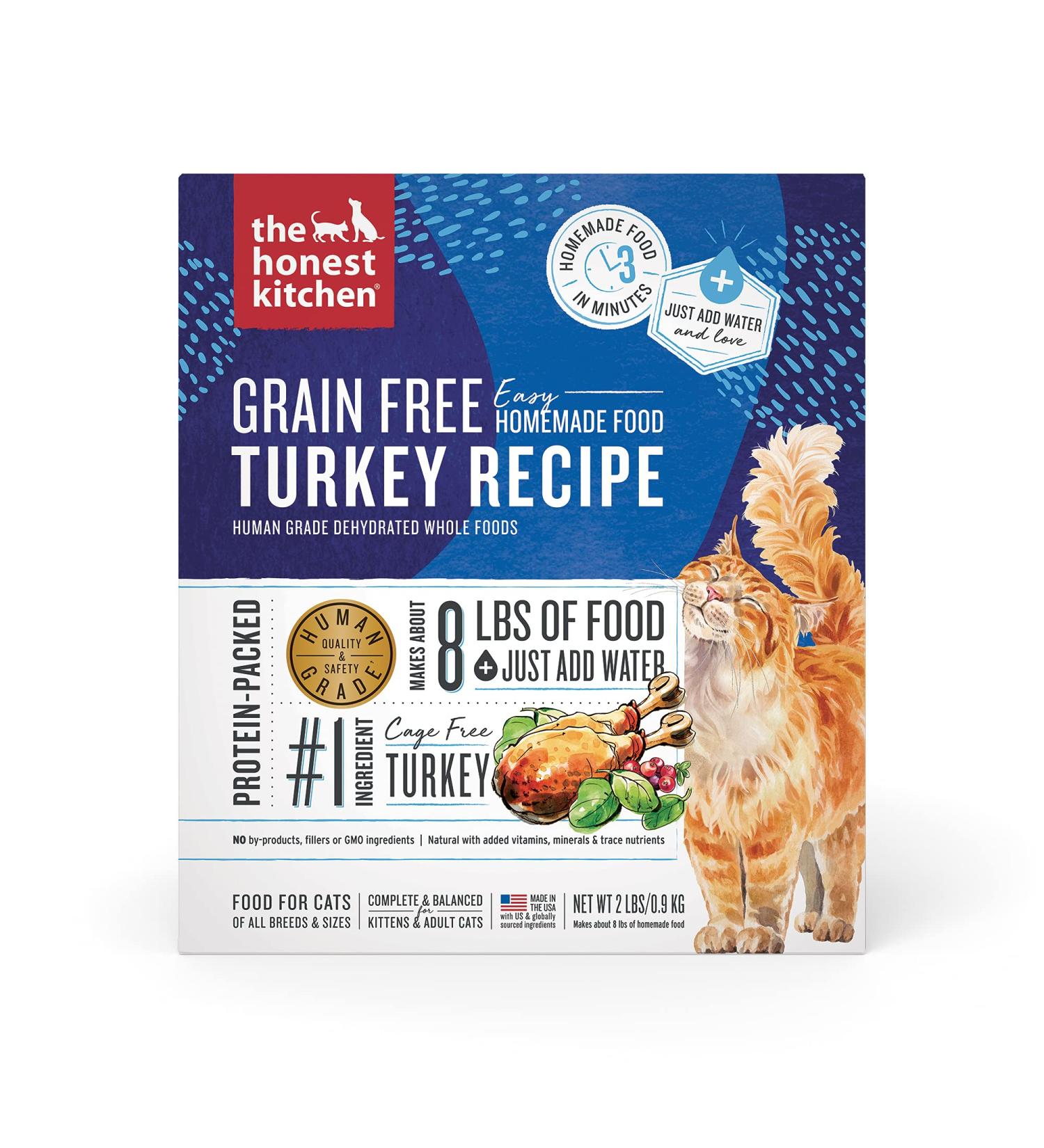 The Honest Kitchen Grain-Free Turkey Cat Food - 2lb Pack - Buy Online on GoSupps.com