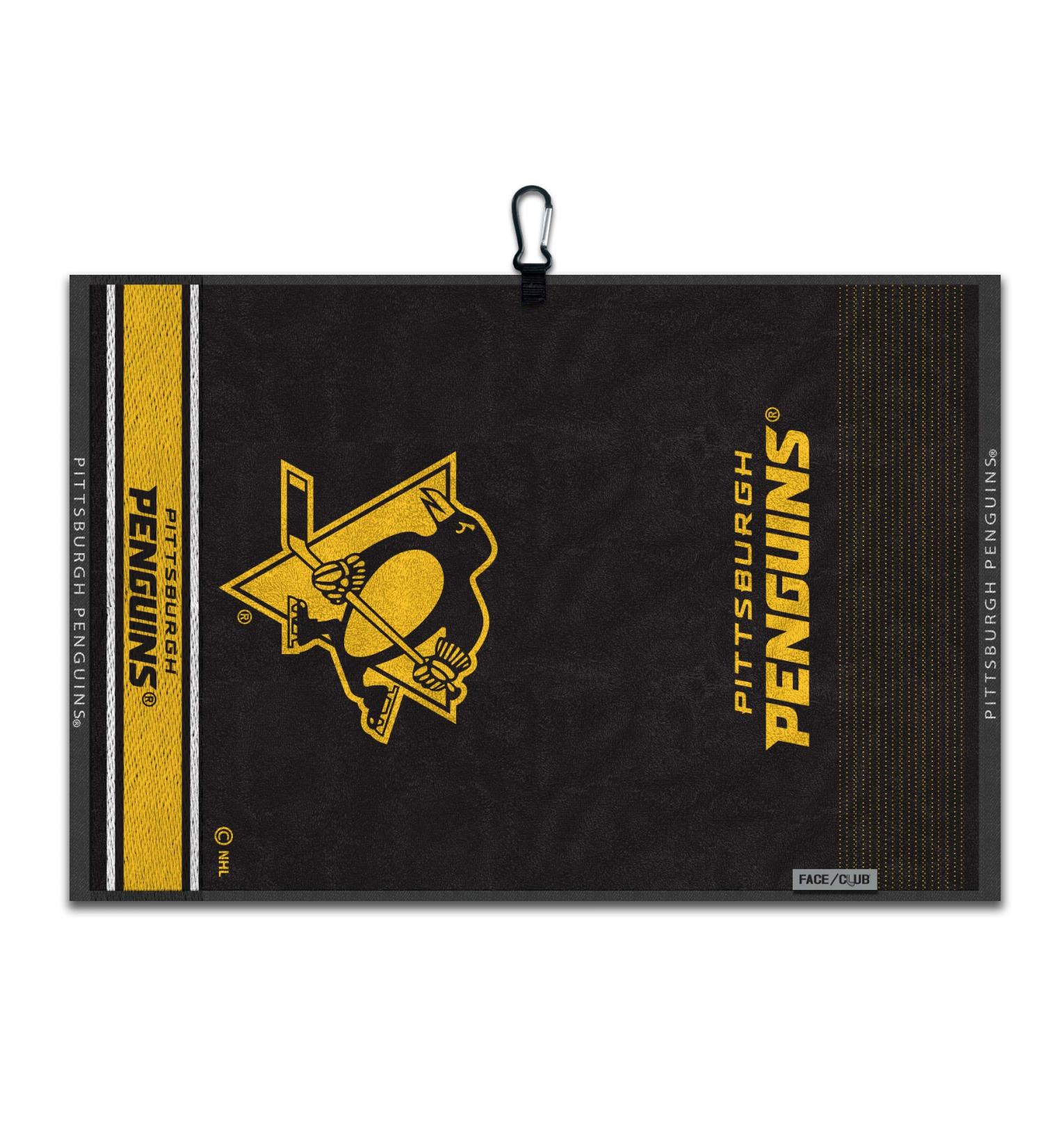 Team Effort Pittsburgh Penguins Face/Club Jacquard Golf Towel