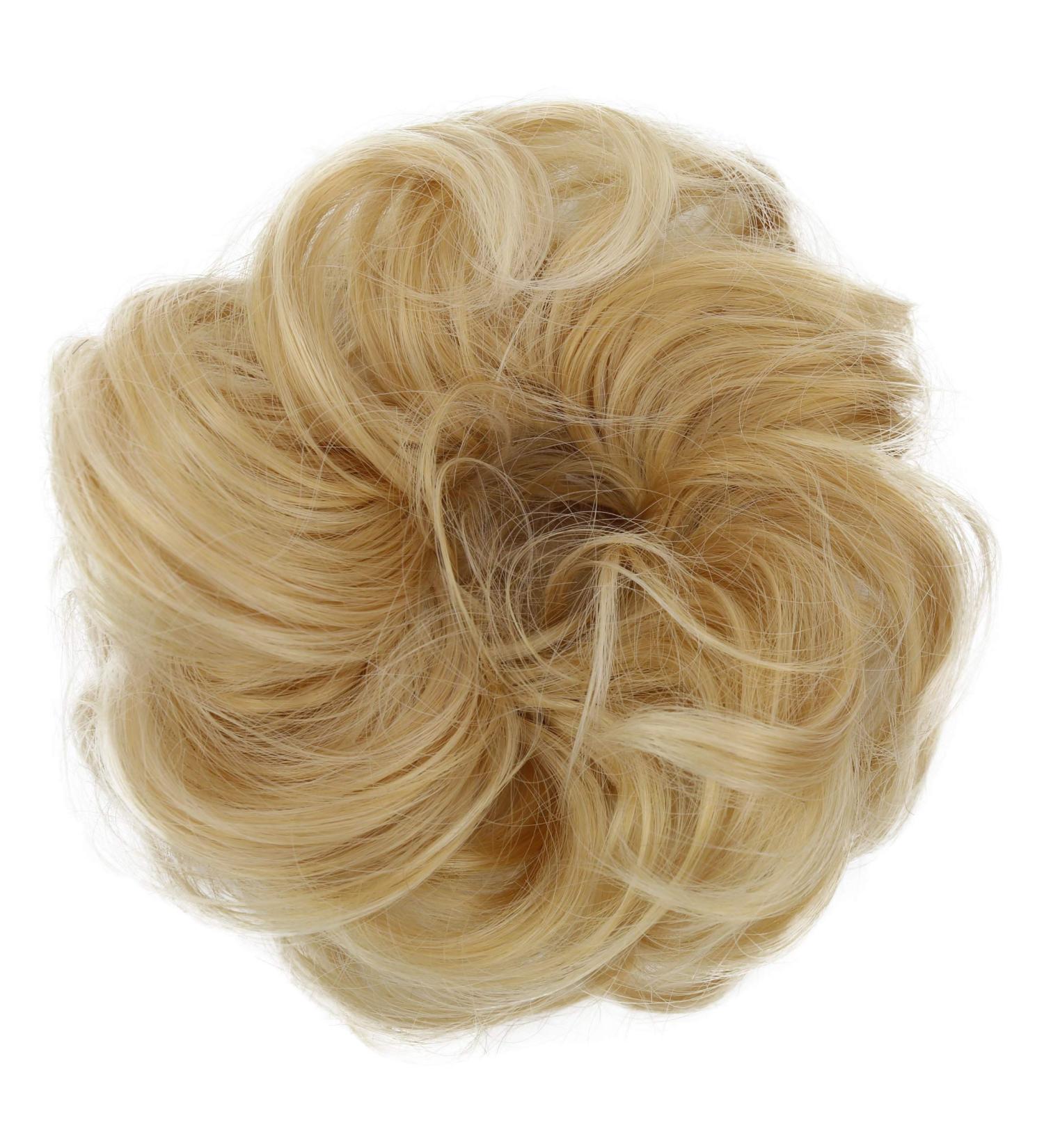 CAISHA by PRETTYSHOP Large Curly Messy Bun Hairpiece Scrunchy - Light Blonde G15E - Buy Online on GoSupps.com