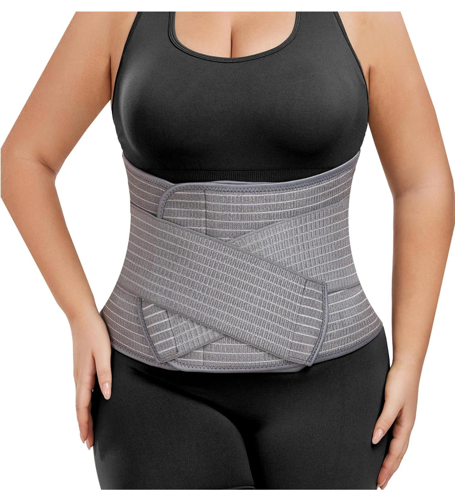 Abdominal Binder Post Surgery & Postpartum Belly Band Wrap | C-Section Recovery Belt & Hernia Support for Men & Women - Large/X-Large - Buy Online on GoSupps.com