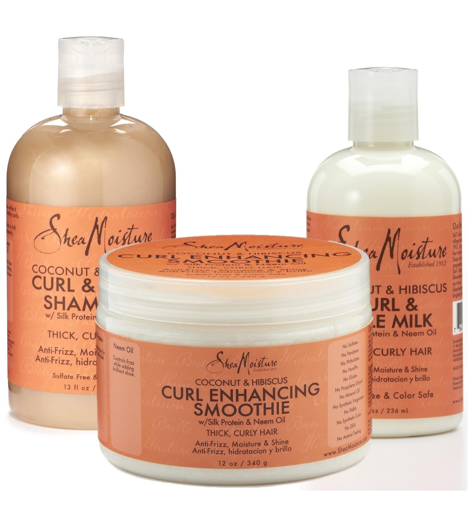 Shea Moisture Coconut & Hibiscus Curl Enhancing Trio by Shea Moisture - Buy Online on GoSupps.com