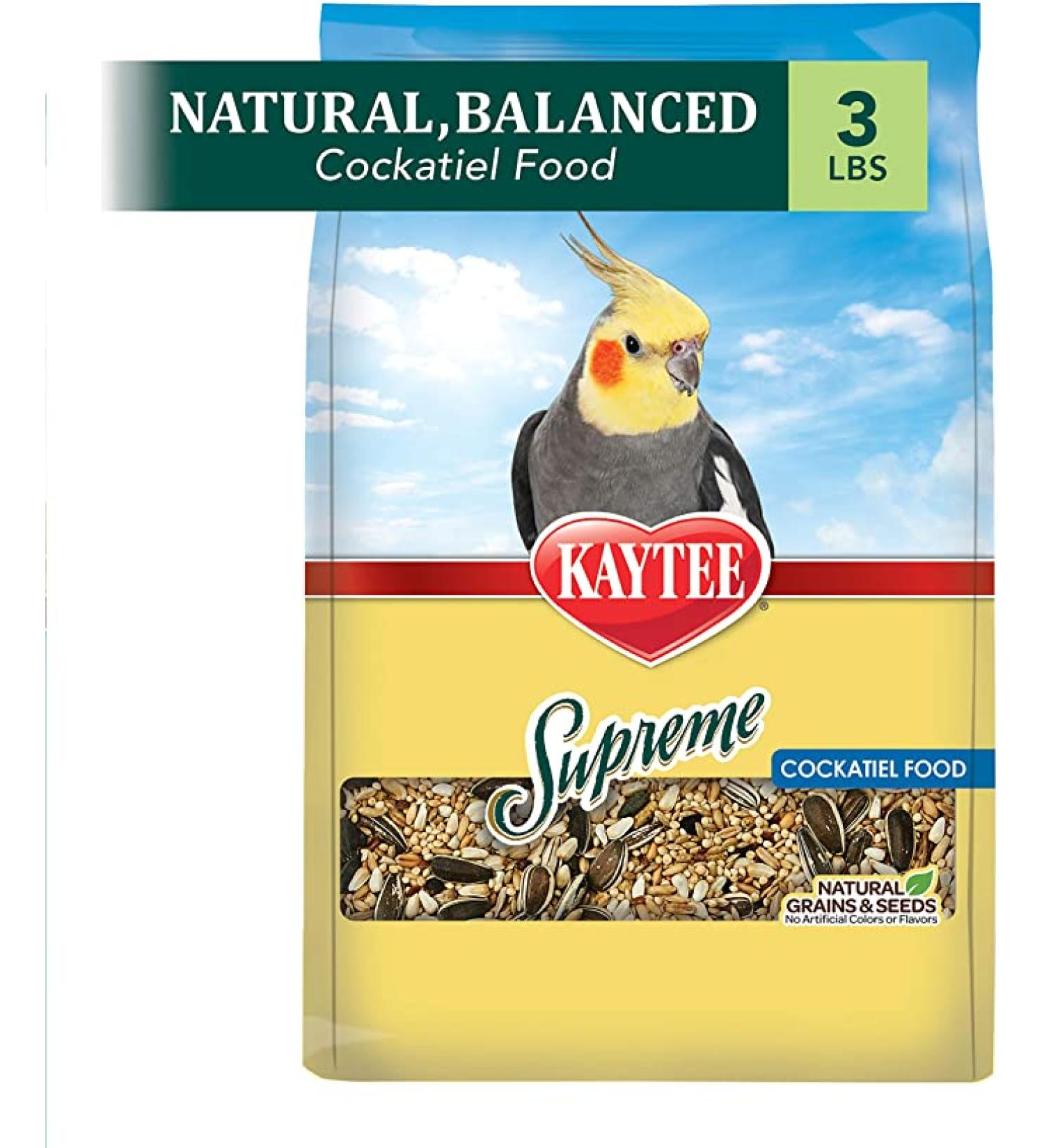Kaytee Supreme Cockatiel Food - Nutritious, Balanced Diet for Healthy Birds - Buy Online on GoSupps.com