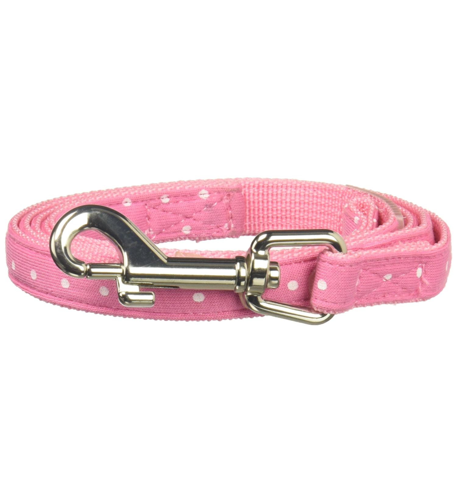 Puppia Dotty Lead Leashes Medium Pink rose Medium