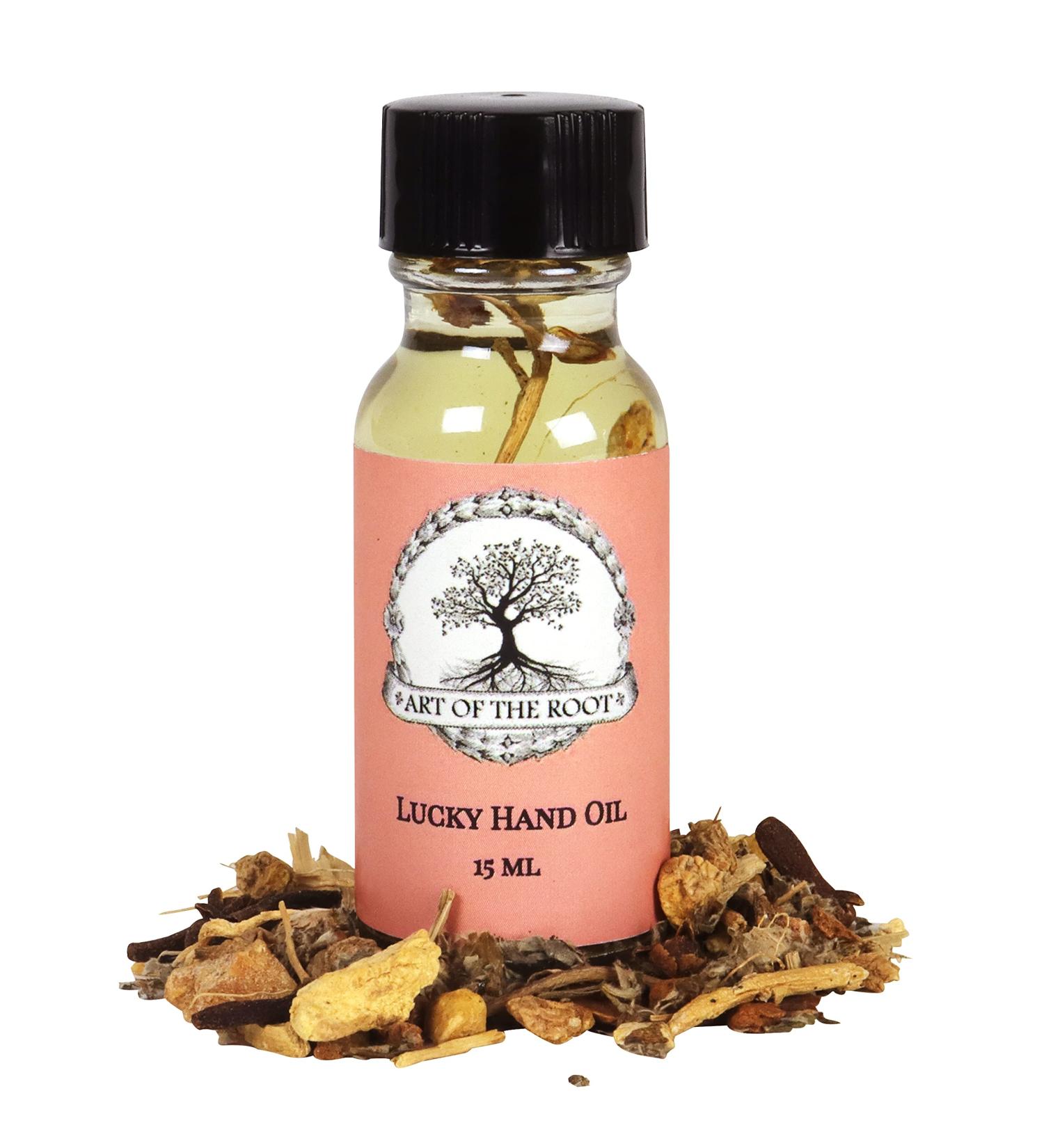 Art of the Root Lucky Hand Oil Herbs & Essential Oils | Luck, Love, Gambling, Success & New Opportunities | Conjure, Wiccan, Pagan & Magick - Buy Online on GoSupps.com