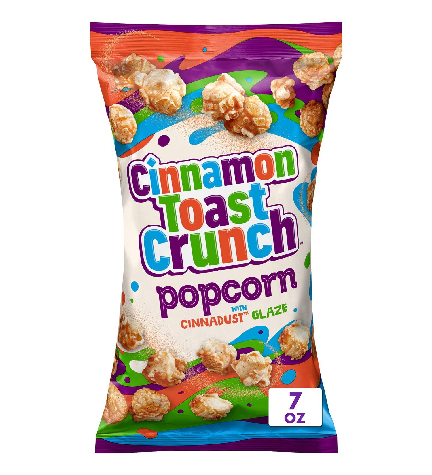 Cinnamon Toast Crunch Popcorn Snack 7 oz - Irresistible Cinnadust Glaze - Buy Online on GoSupps.com