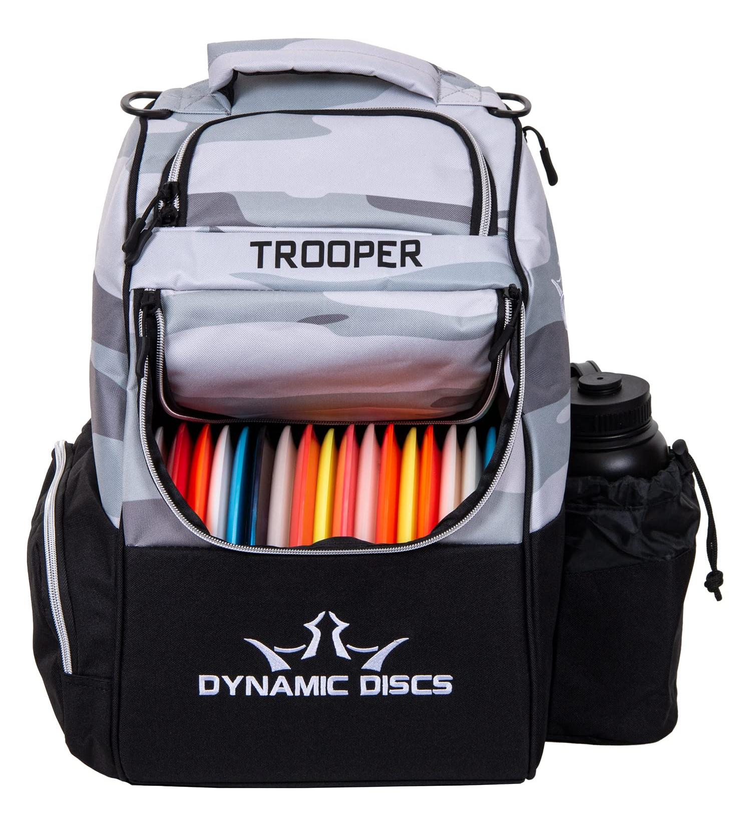 Dynamic Discs Trooper Disc Golf Backpack | Arctic Camo | Lightweight & Durable | 18+ Disc Capacity | Introductory Frisbee Disc Golf Bag - Buy Online on GoSupps.com