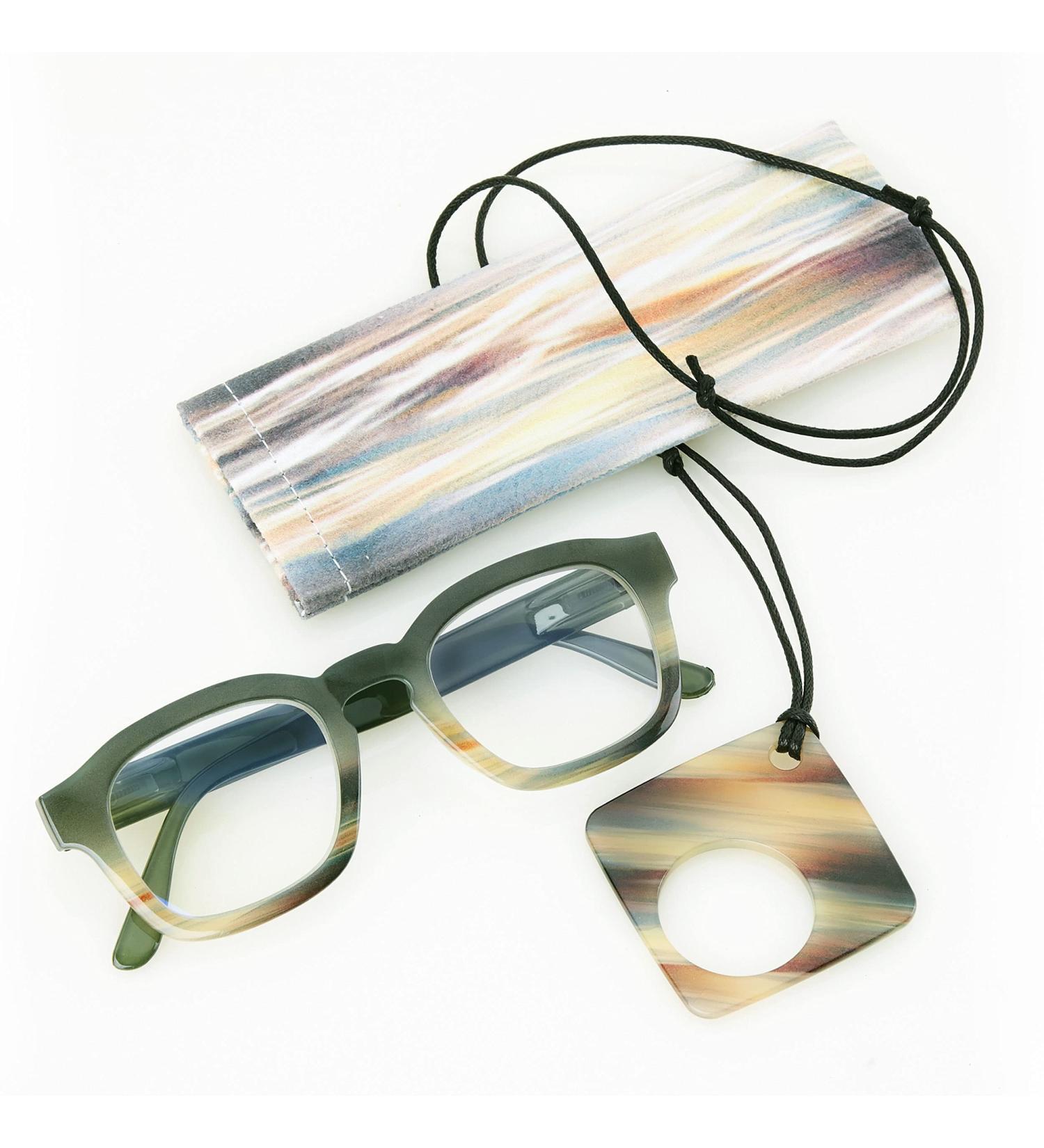 Trendy Women s Reading Glasses | Blue Light Filtering | Dark Green/Beige +0.00 to +3.00 - Buy Online on GoSupps.com