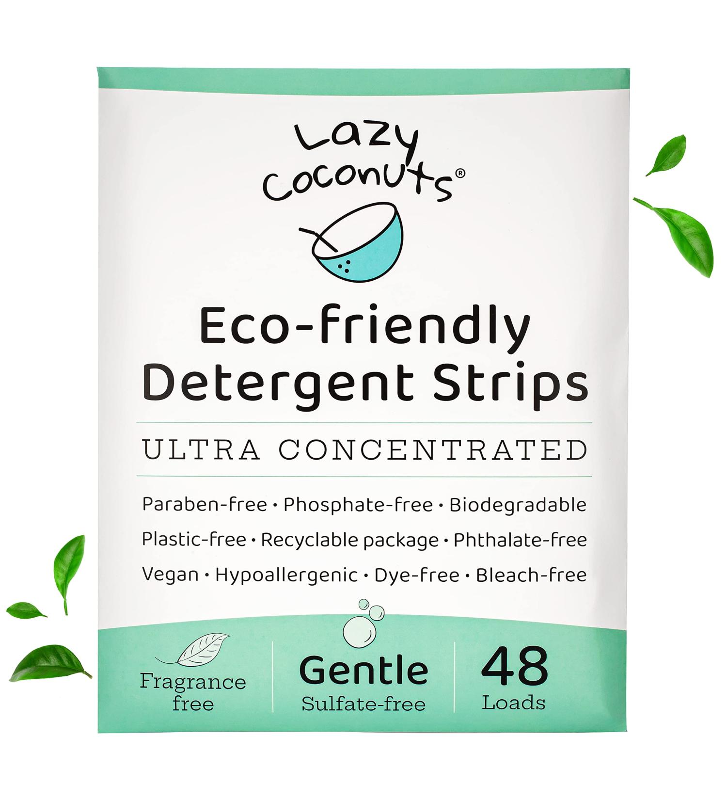 Eco-Friendly Laundry Detergent Sheets | Sulfate-Free Hypoallergenic Gentle for Sensitive Skin & Babies - Buy Online on GoSupps.com