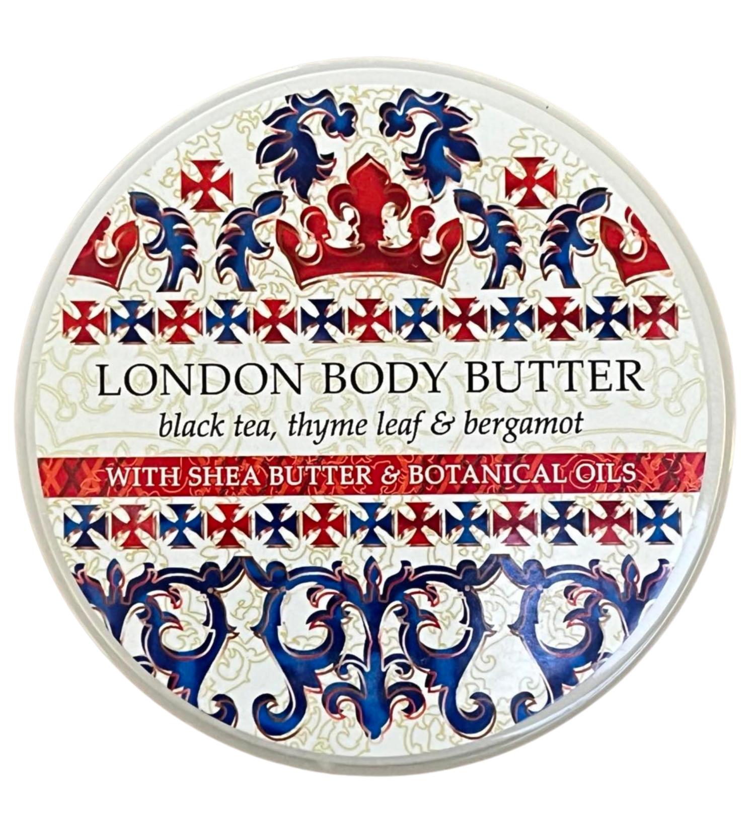 Greenwich Bay Trading Destination Body Butter 8oz | Luxurious Moisturizing Cream | Enriched with Shea Butter & Essential Oils for Deep Hydration | Perfect for Dry Skin | Travel-Friendly London