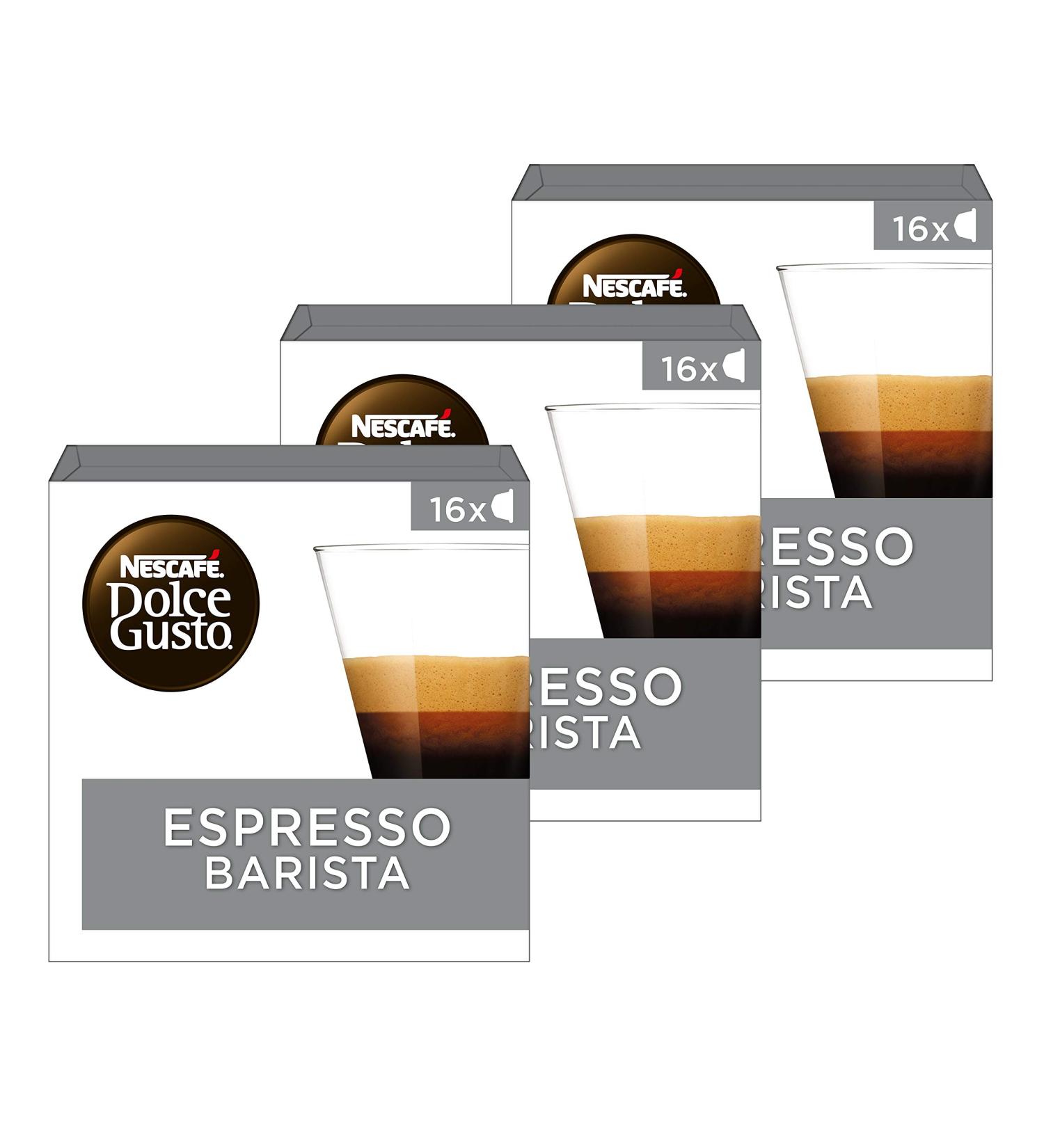  NESCAFE DOLCE GUSTO Nescaf Dolce Gusto Espresso Barista Capsules - 48 cups of coffee - suitable for 48 cups of coffee - Dolce Gusto cups - Buy Online on GoSupps.com