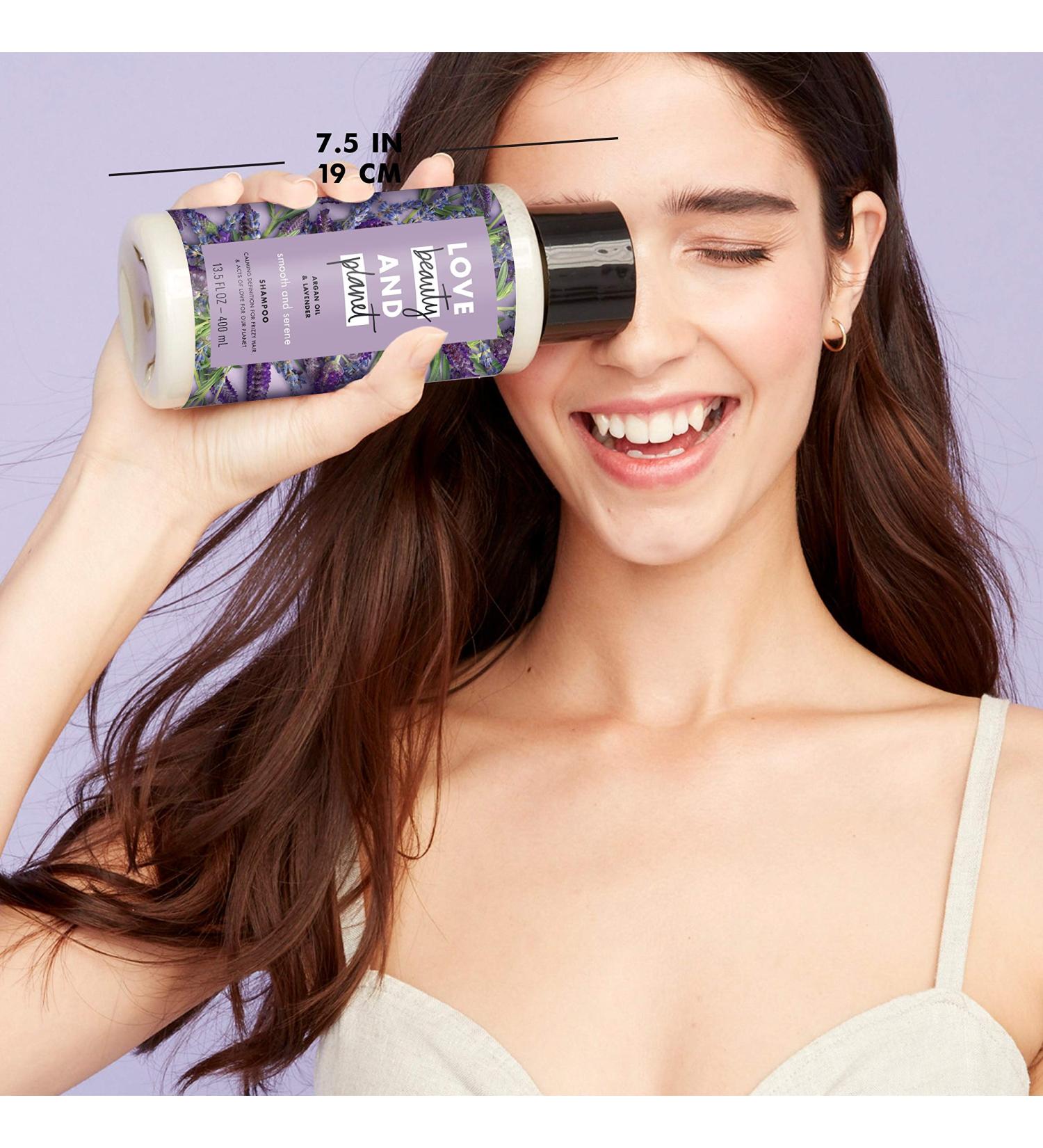 Love Beauty and Planet Smooth & Serene Shampoo - Argan Oil & Lavender 13.5 oz - Buy Online on GoSupps.com