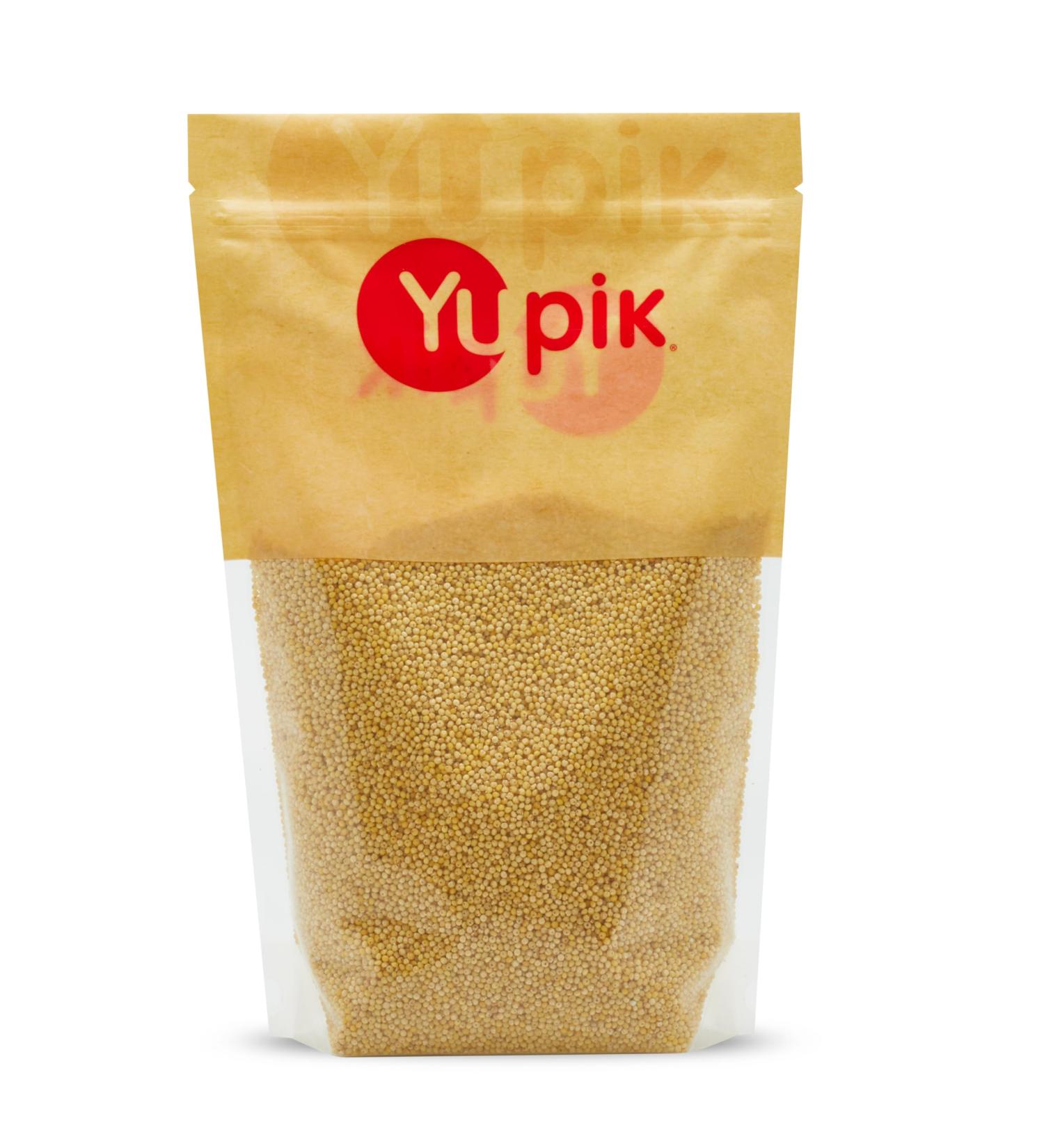 Yupik Millet Seeds Hulled 1 kg Kosher Non-GMO Vegan Raw Salt-Free Plant-Based Protein Source of Fiber & Iron Ideal for Recipes Side Dishes Salads & More - Buy Online on GoSupps.com