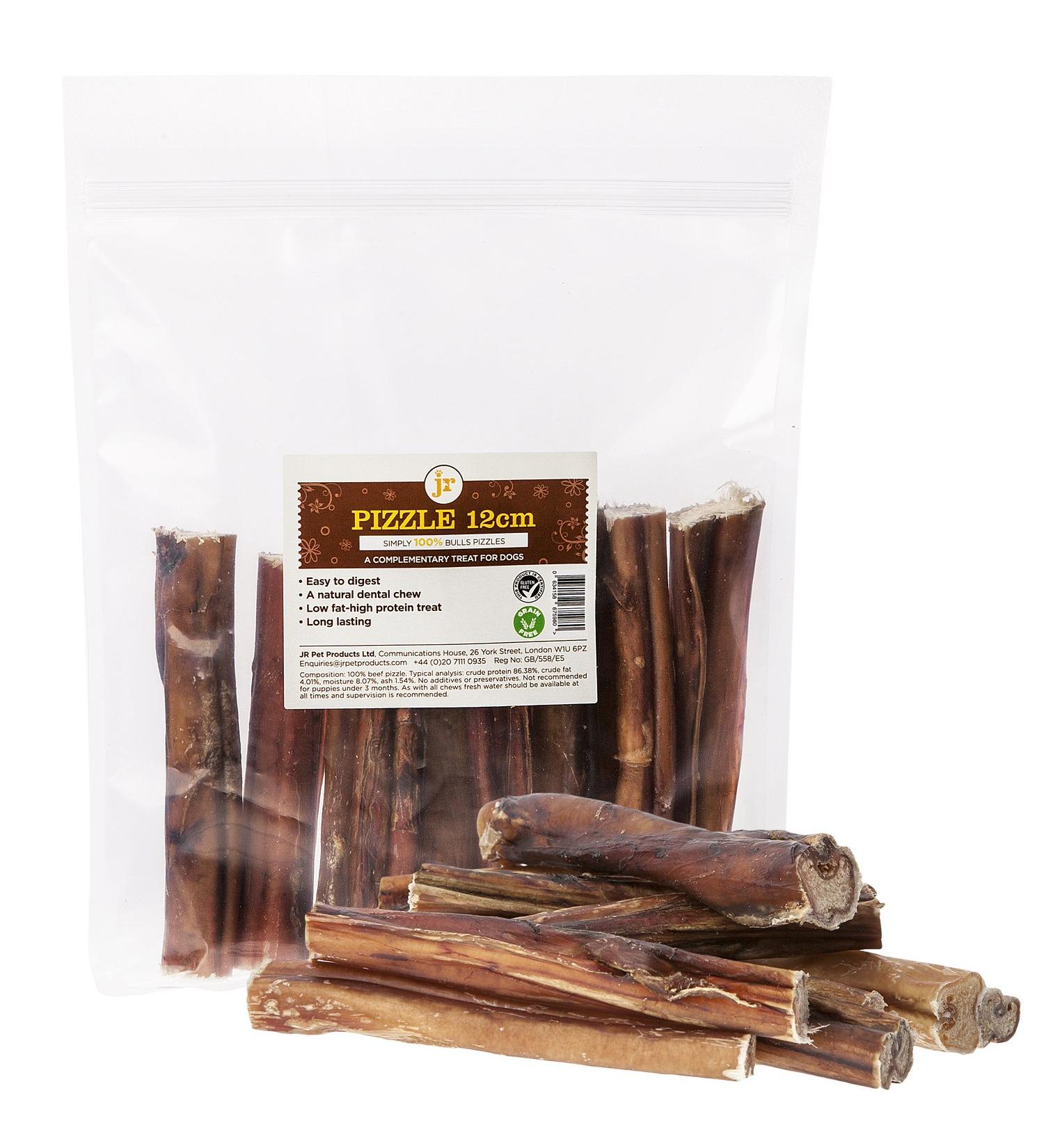 5 x Thick Bulls Pizzles 12cm 5 Inch Bully Sticks Dog Treat Chew Supplied By JR Pet Products - Buy Online on GoSupps.com
