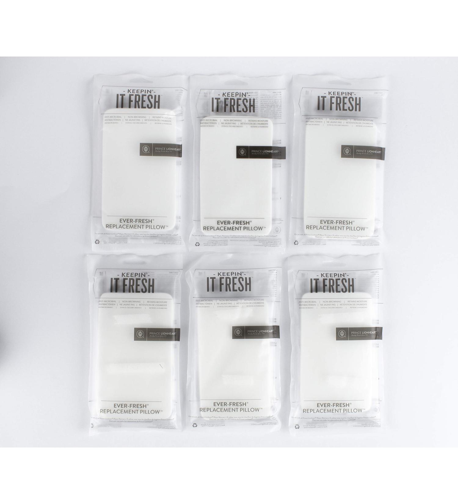 EverFRESH Pillow Replacement for Prince Lionheart Wipes Warmer - 6 Pack - Buy Online on GoSupps.com