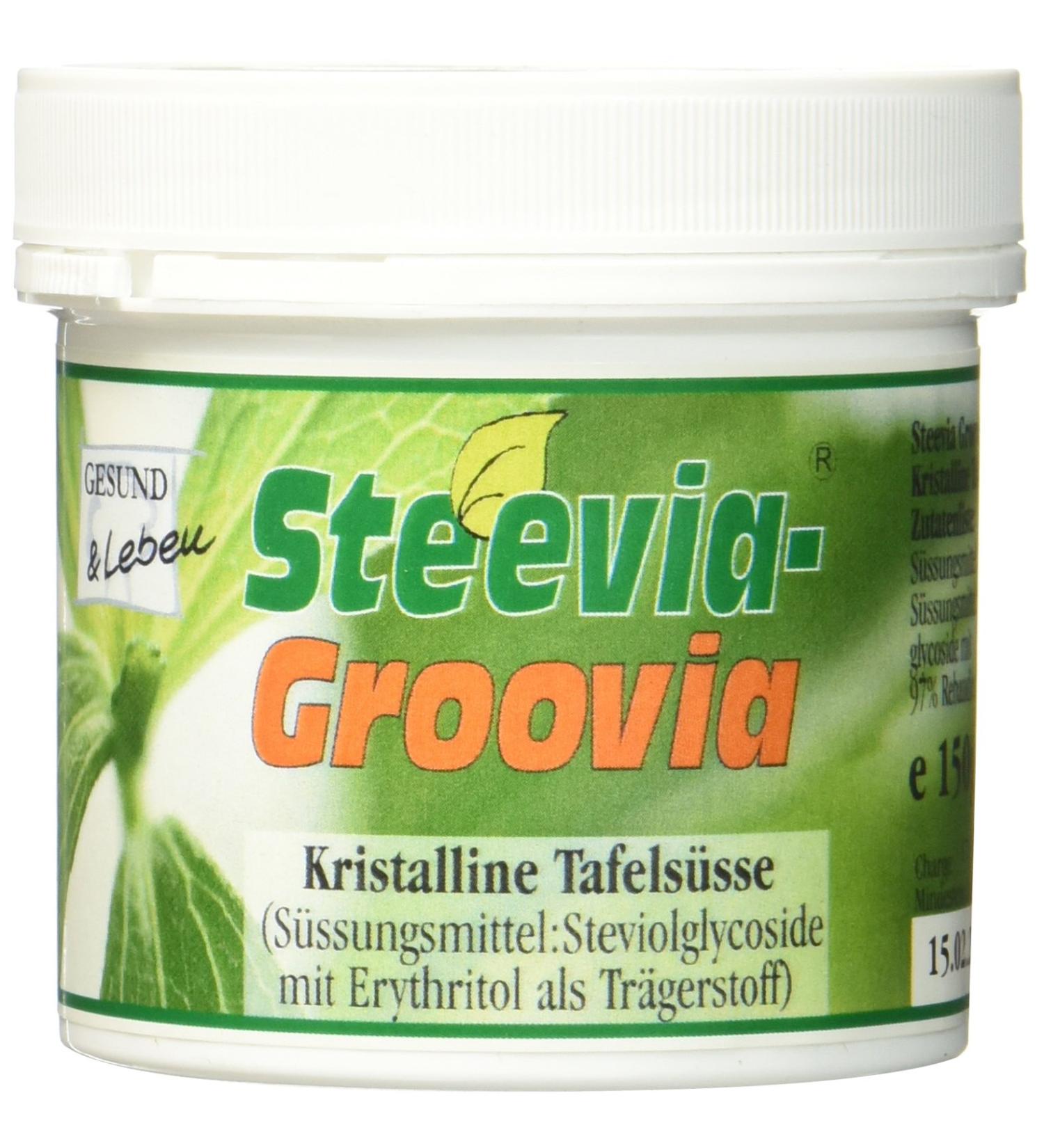Vitaldoc Steevia Groovia 4:1 - Calorie-Free Sweetener | Erythritol & Steviol Glycosides for Baking & Cooking | New Design - 4x Sweeter than Sugar - Buy Online on GoSupps.com