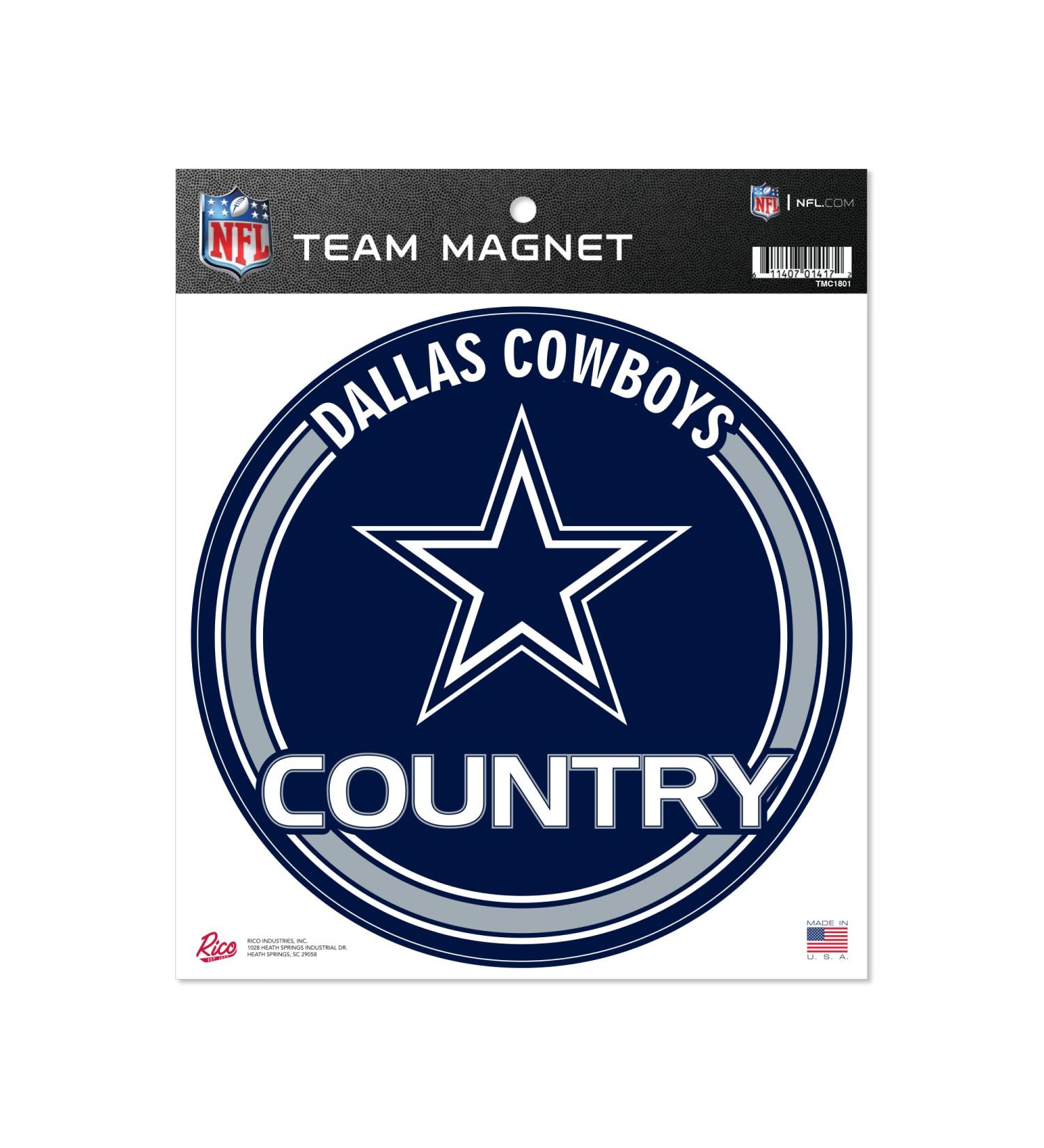 Shop Rico Industries Unisex Adult TMC Magnet - Dallas Cowboys | International Shipping Available - Buy Online on GoSupps.com