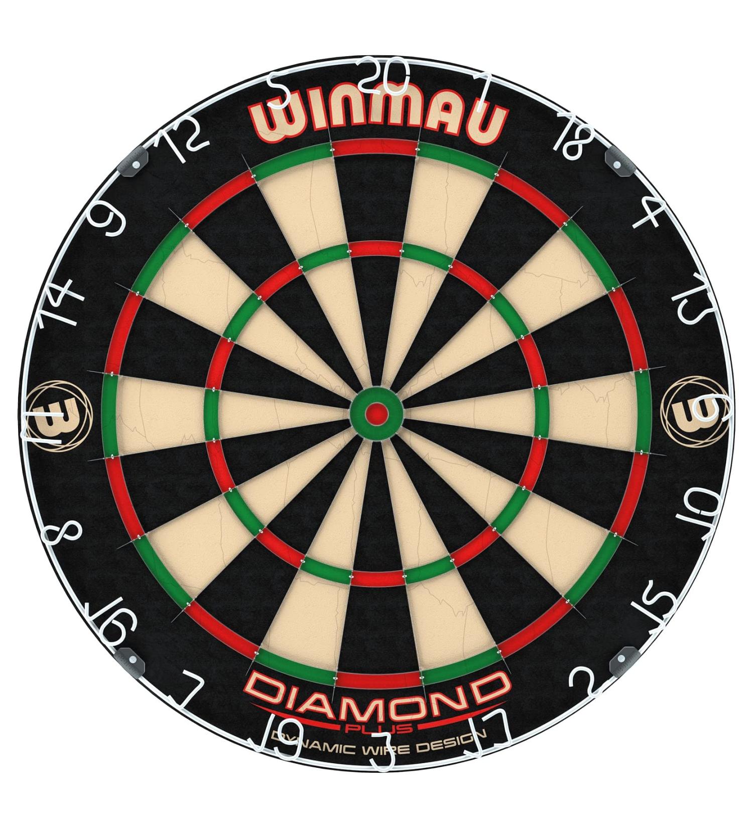 Winmau Diamond Plus Tournament Bristle Dartboard - Premium Quality for Serious Players - Buy Online on GoSupps.com