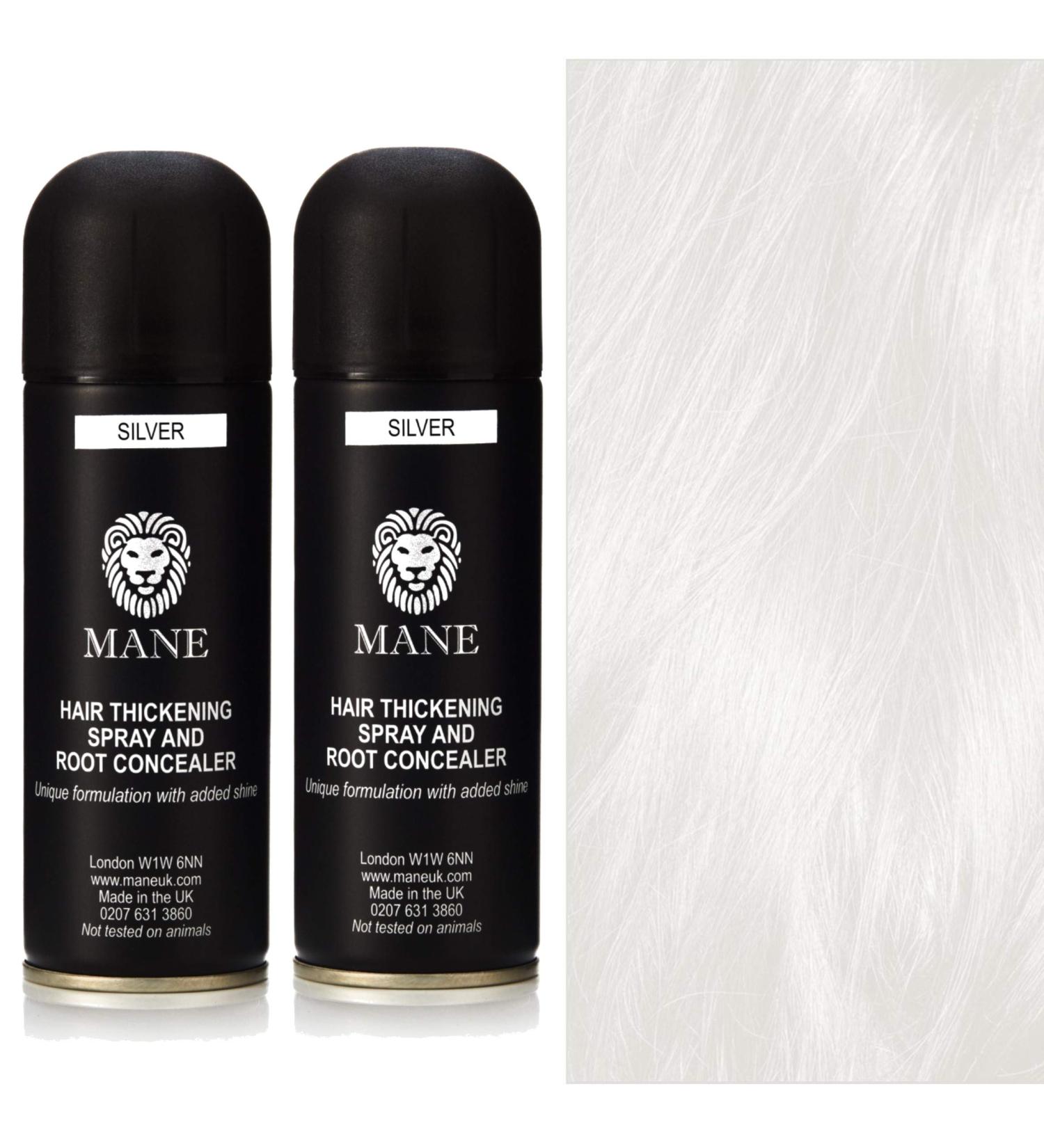 MANE Hair Thickening Spray Duo Pack 6.76 fl oz (Silver) - Buy Online on GoSupps.com