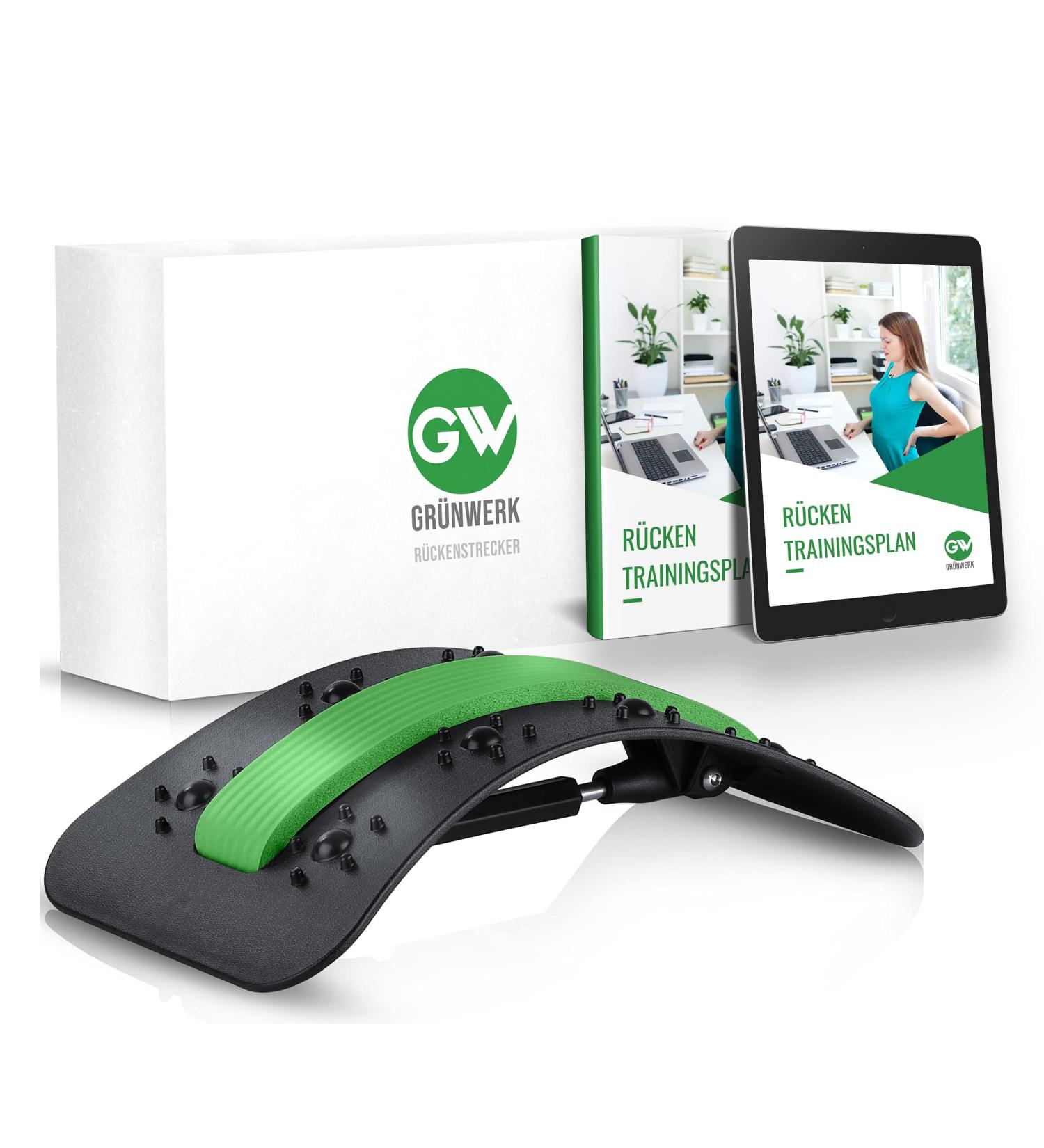 GW Back Extension 2.0 | Premium Adjustable Back Extensor for Back Pain Relief | Includes German Instructions & Training Plan | Shop Internationally - Buy Online on GoSupps.com