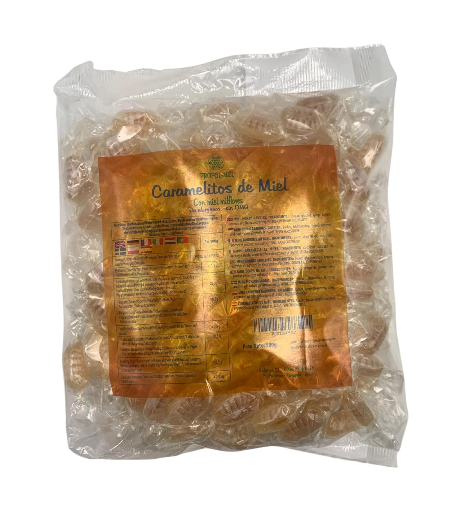  Propol-mel Honey-filled candies x 500g. Spanish and artisanal candies recommended for bad breath mouth and throat. - Buy Online on GoSupps.com