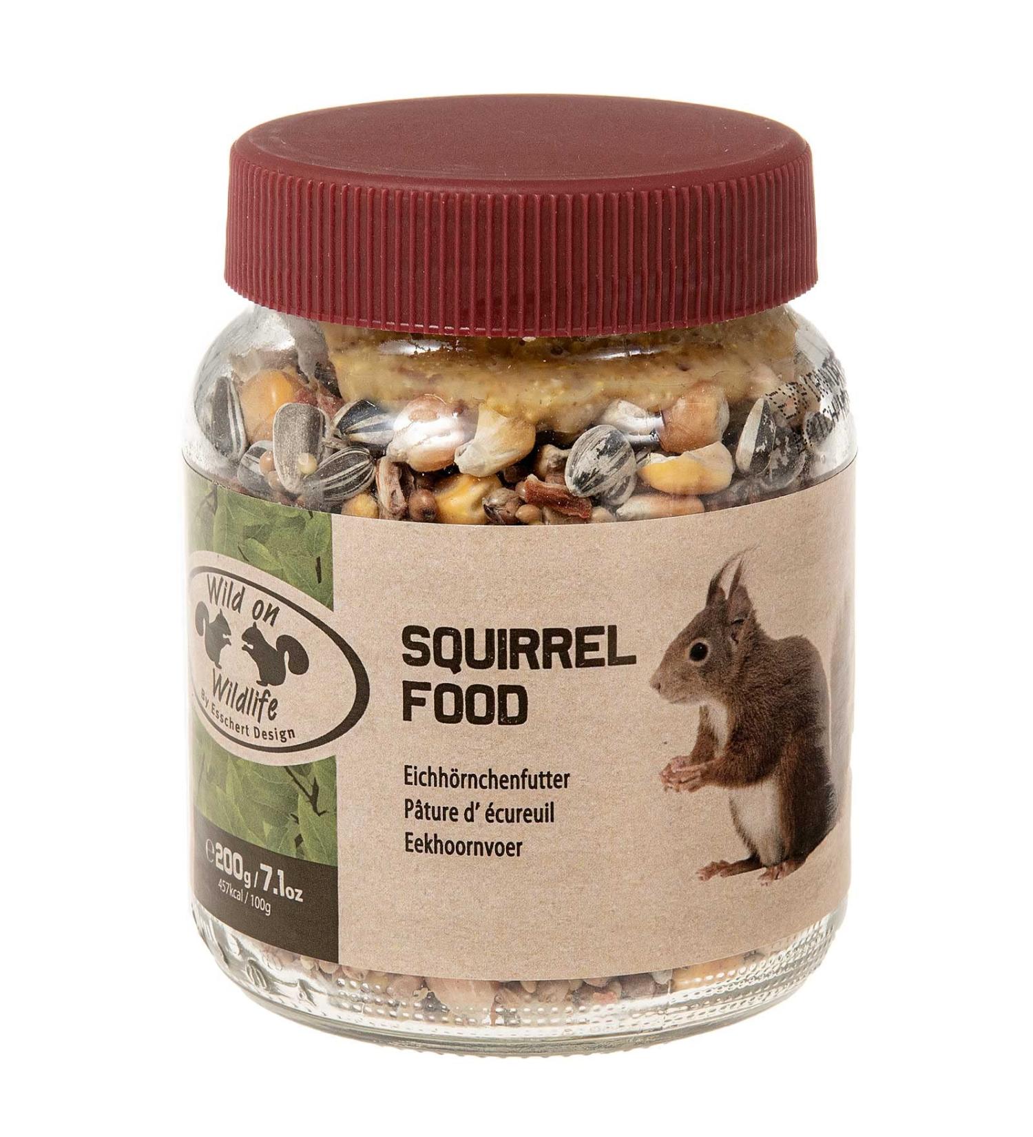 Buy SIDCO Squirrel Food 200g | Peanut Butter Nuts Mix Refill Jar for Happy Squirrels - International Shipping Available - Buy Online on GoSupps.com