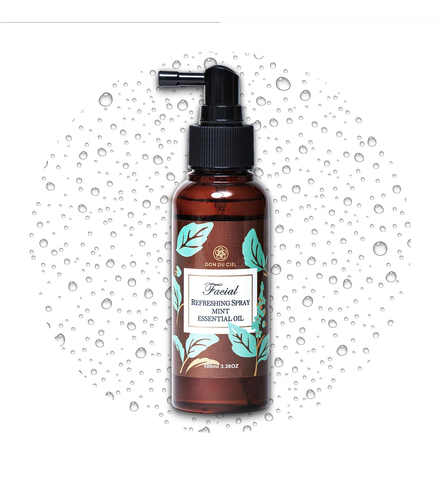 Organic Mint Essential Oil Facial Moisture Mist Spray | Hydration & Brightening for Dry Damaged Skin Hair & Body - Buy Online on GoSupps.com