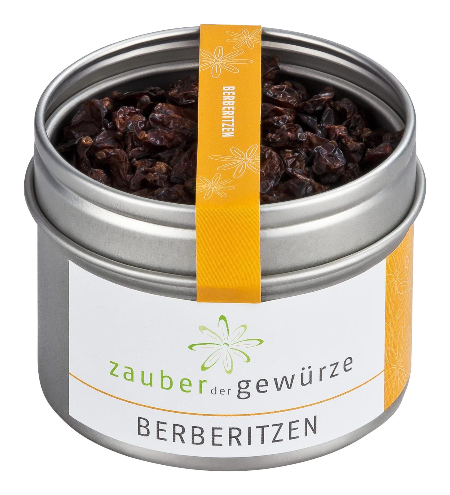 Premium Dried Berberitzen Berries Aromatic Spices for Muesli Salads & Rice Dishes | 35g Re-lockable Can - Buy Online on GoSupps.com