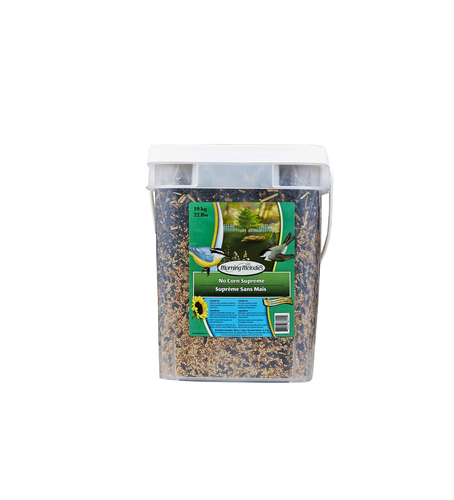 Morning Melodies 409-212 No Corn Supreme Pail 10kg 1 Piece One Size