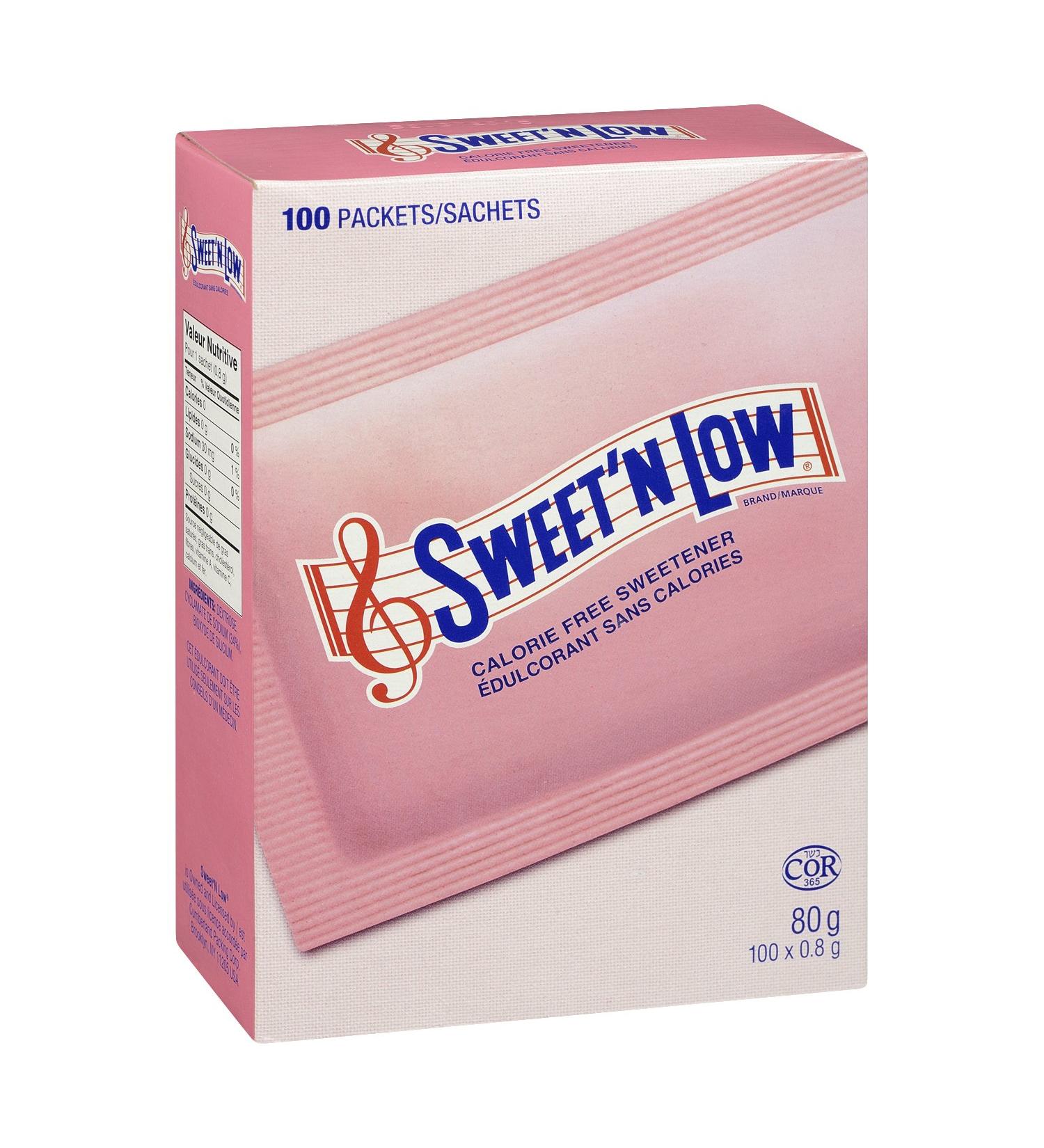 Sweet'N Low Sweetener 100 Packets