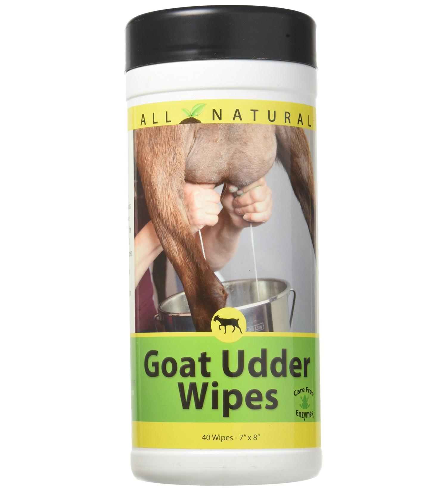 Carefree Enzymes 94305 Udder Wipes for Goat Health and Care - Buy Online on GoSupps.com