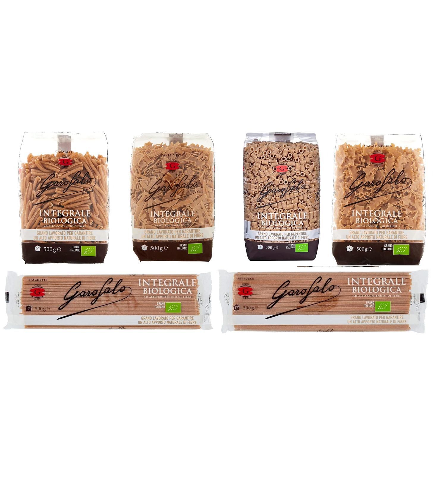  Italian Gourmet E.R. Wholemeal Set of 6 packs of 500 g of whole grain noodles + Italian Gourmet Pulp 400 g - Buy Online on GoSupps.com
