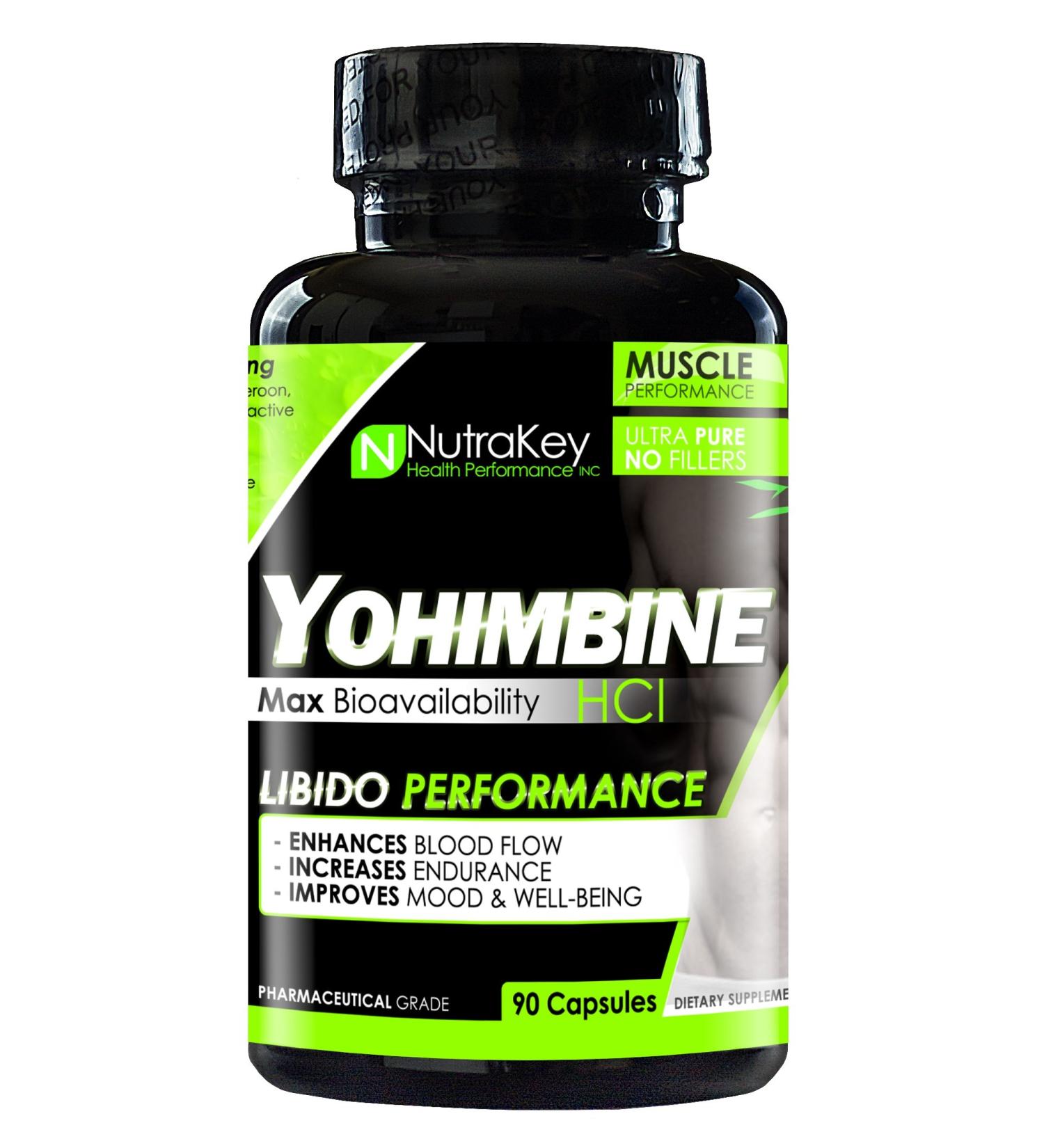 Nutrakey Yohimbine HCl - 90 Capsules