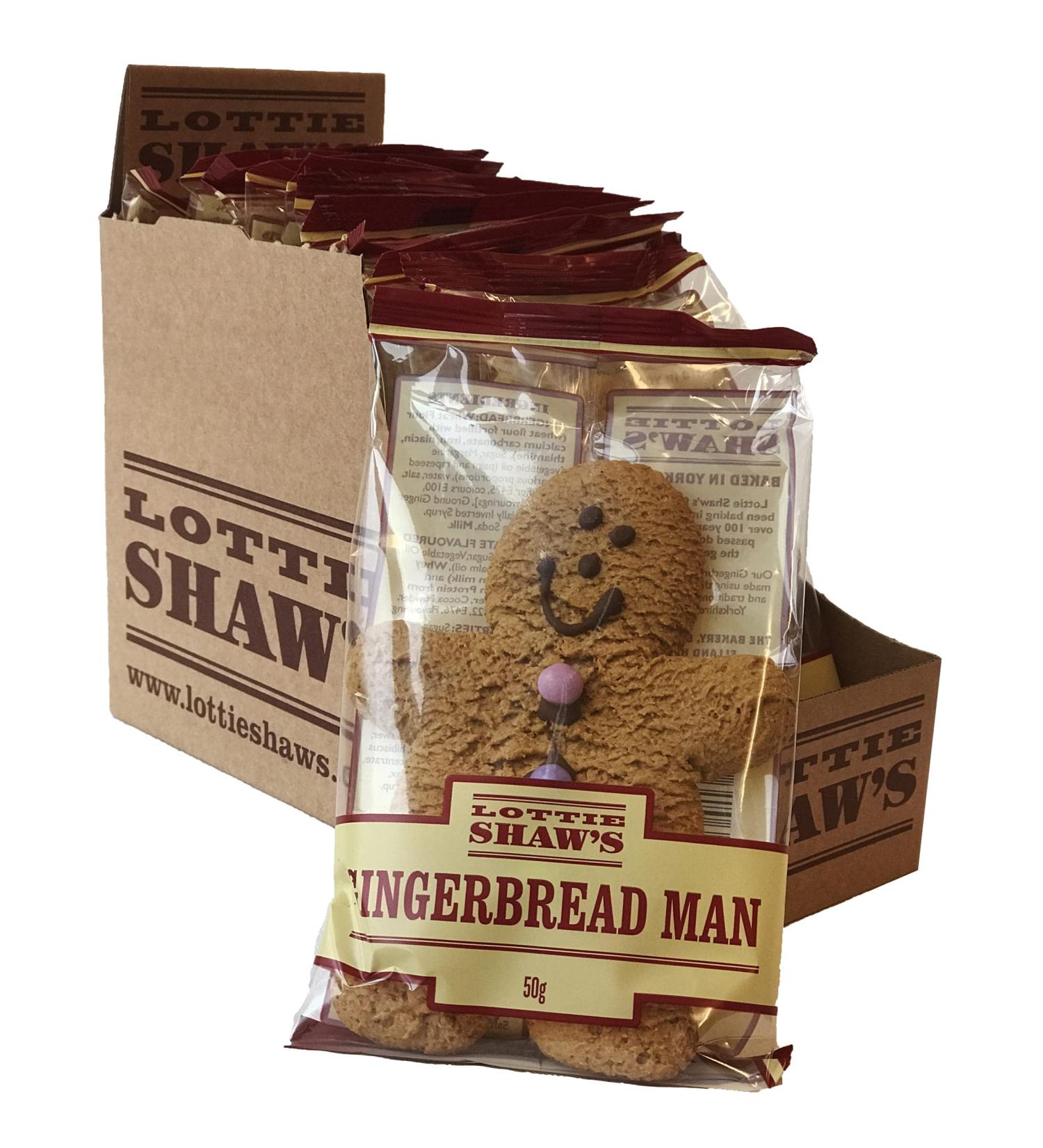 Lottie Shaw's Gingerbread Men 12 x 50g