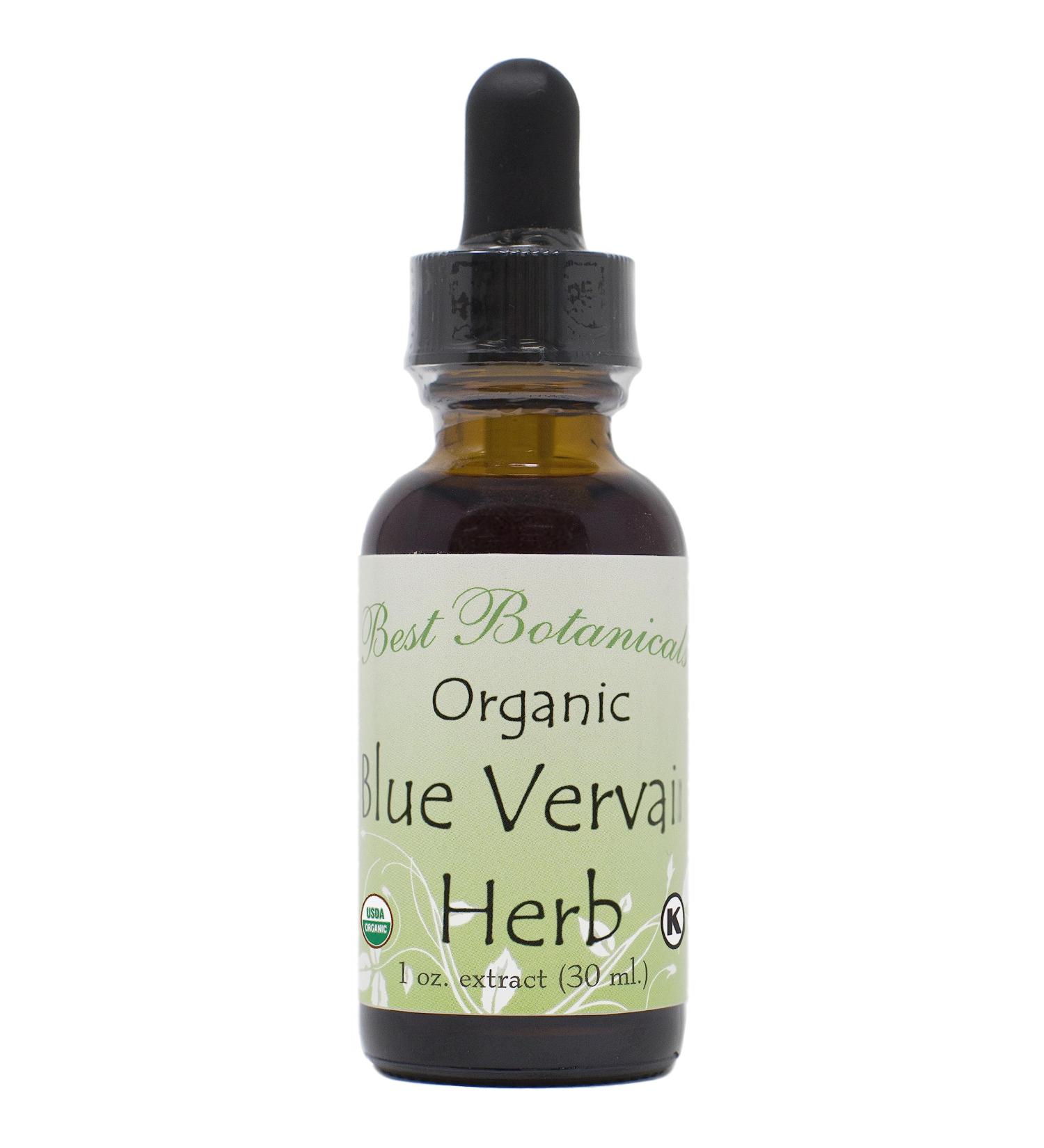 Best Botanicals Organic Blue Vervain Herb Extract 1 oz. Organic 1 Fl Oz (Pack of 1)